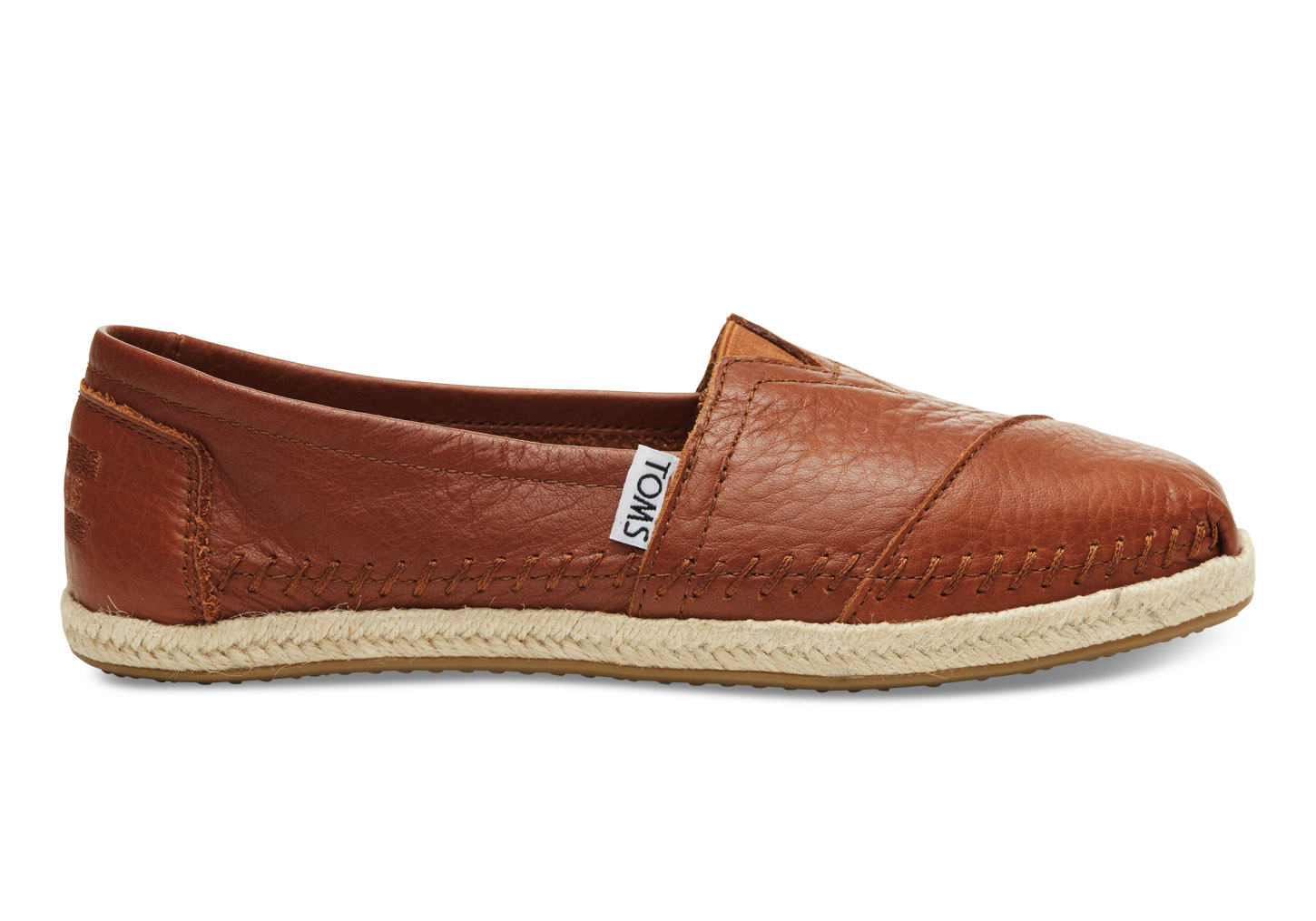 Toms Cognac Full Grain Leather Women's Classics in Brown | Lyst