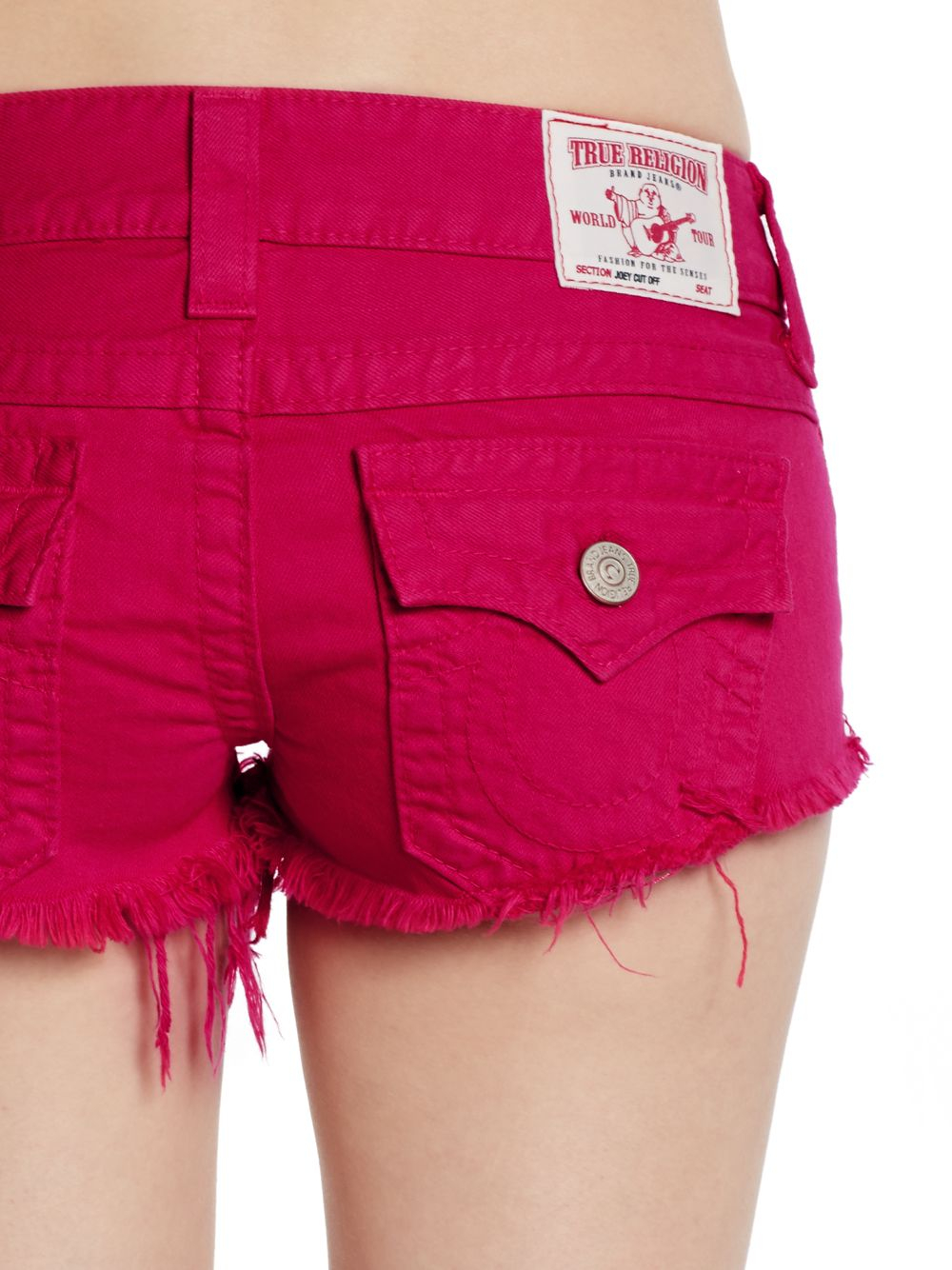 baggy cut off jean shorts