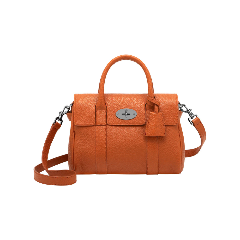 mulberry bayswater bag orange