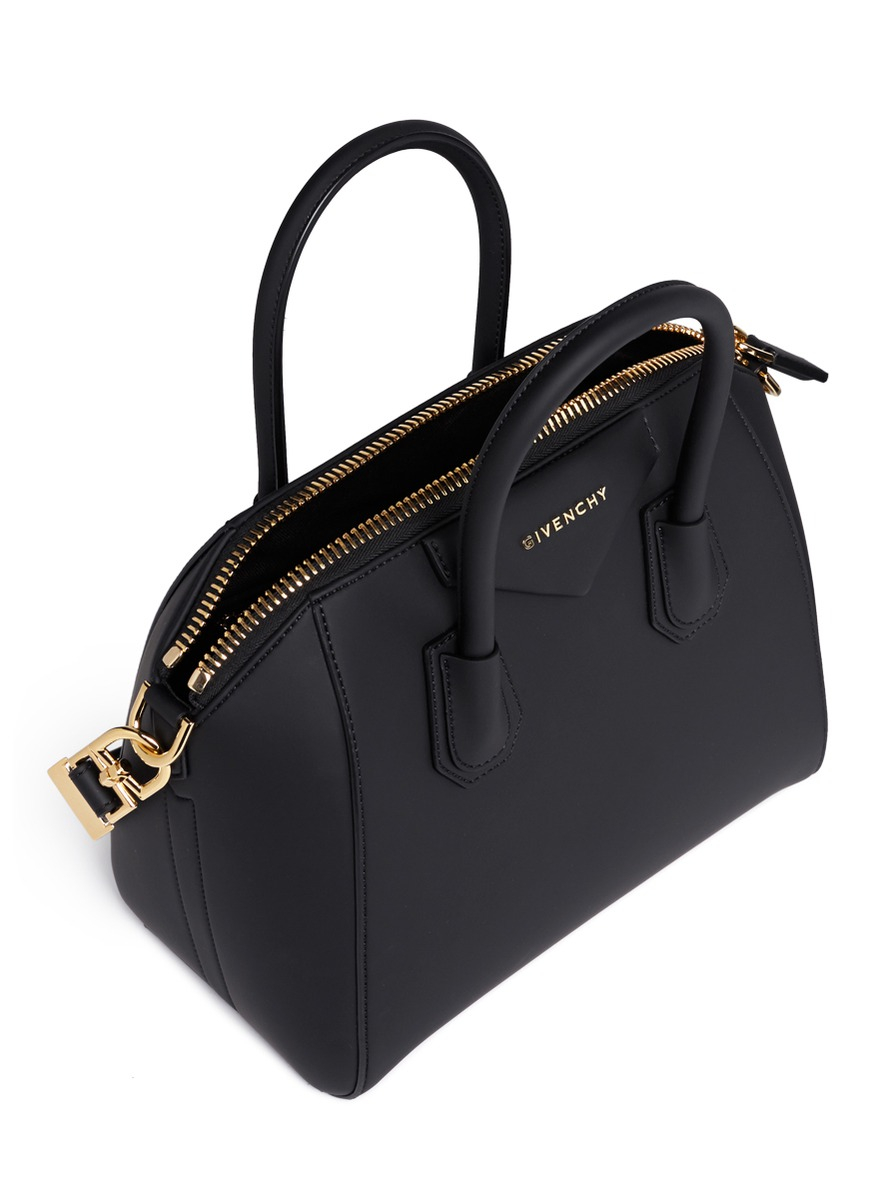 Lyst Givenchy Antigona Small Rubberized Shoulder Bag In Black Gallery