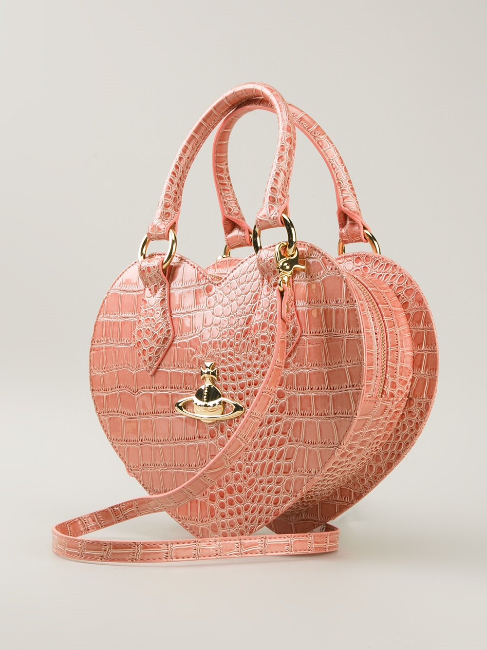 Lyst - Vivienne Westwood New Chancery Heart Bag in Pink