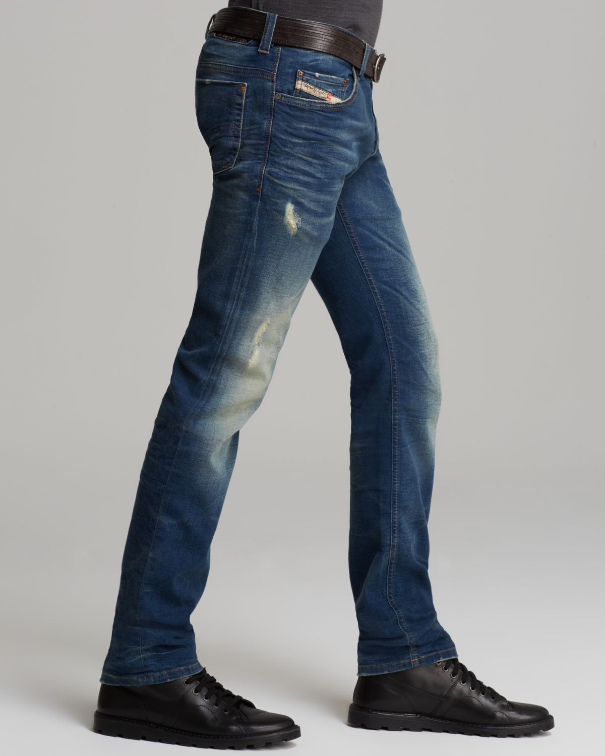 Lyst Diesel Jeans Safado Slim Straight Fit In 824p In Blue For Men 