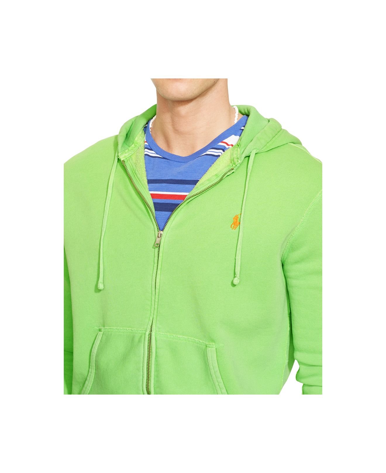 dark green polo hoodie