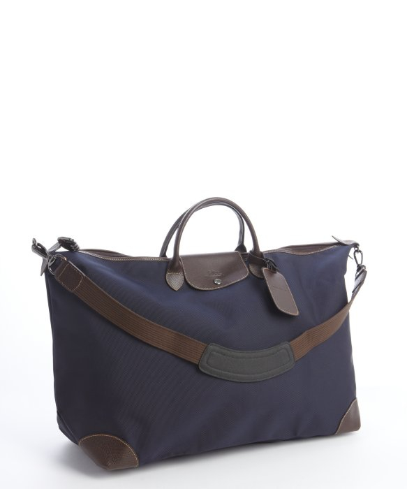 Longchamp Blue Nylon Boxford Xl Travel Bag in Blue | Lyst