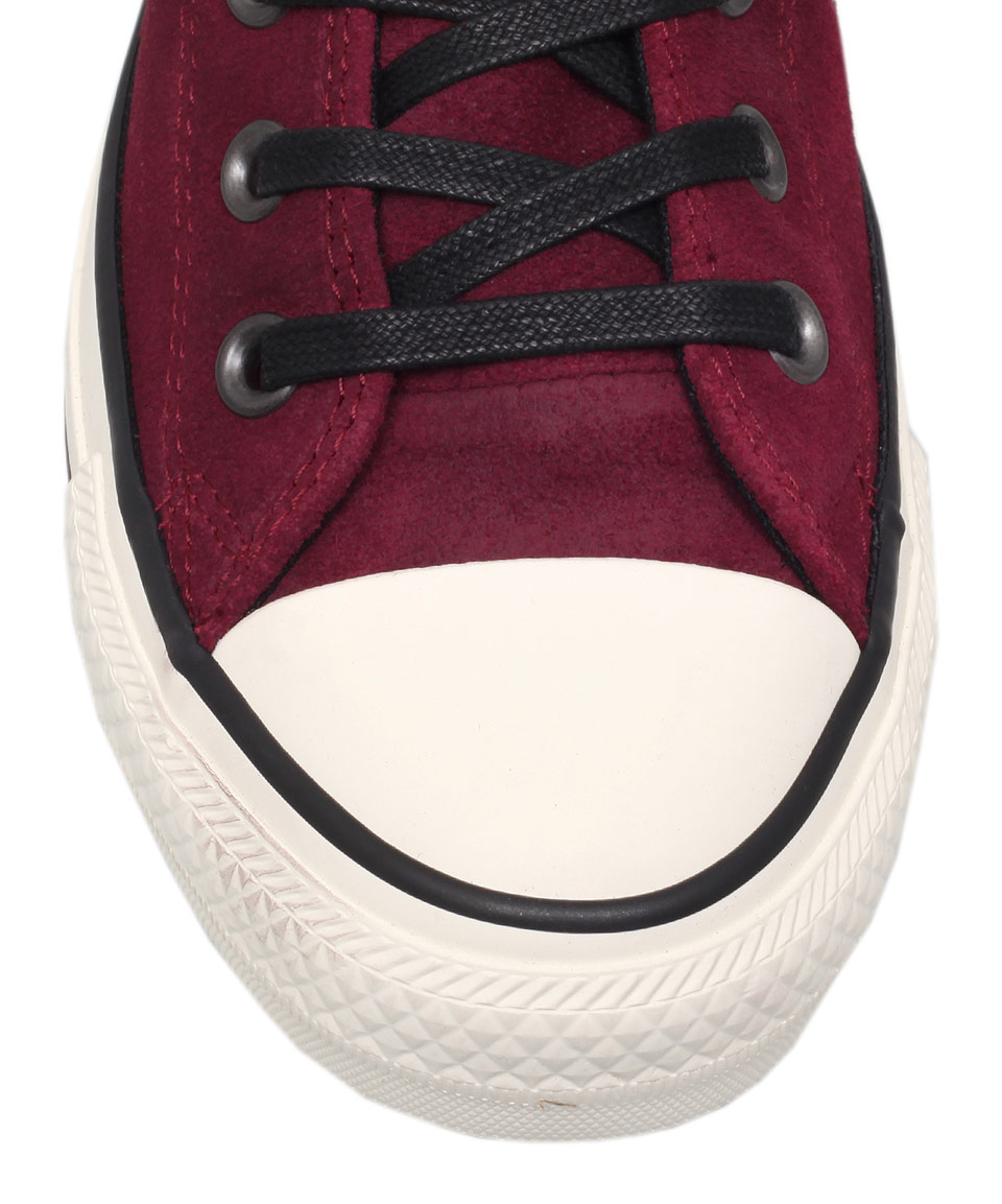 Lyst - Converse Burgundy Suede Tri Zip Chuck Taylor Hi-Top Trainers in Purple