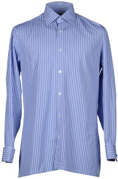 Charvet Shirt in Blue for Men (Azure) | Lyst