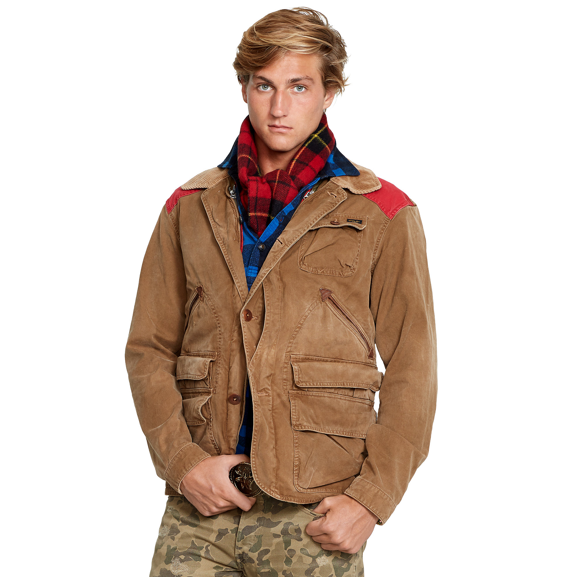 Lyst Polo Ralph Lauren RemovableVest Canvas Jacket in Brown for Men