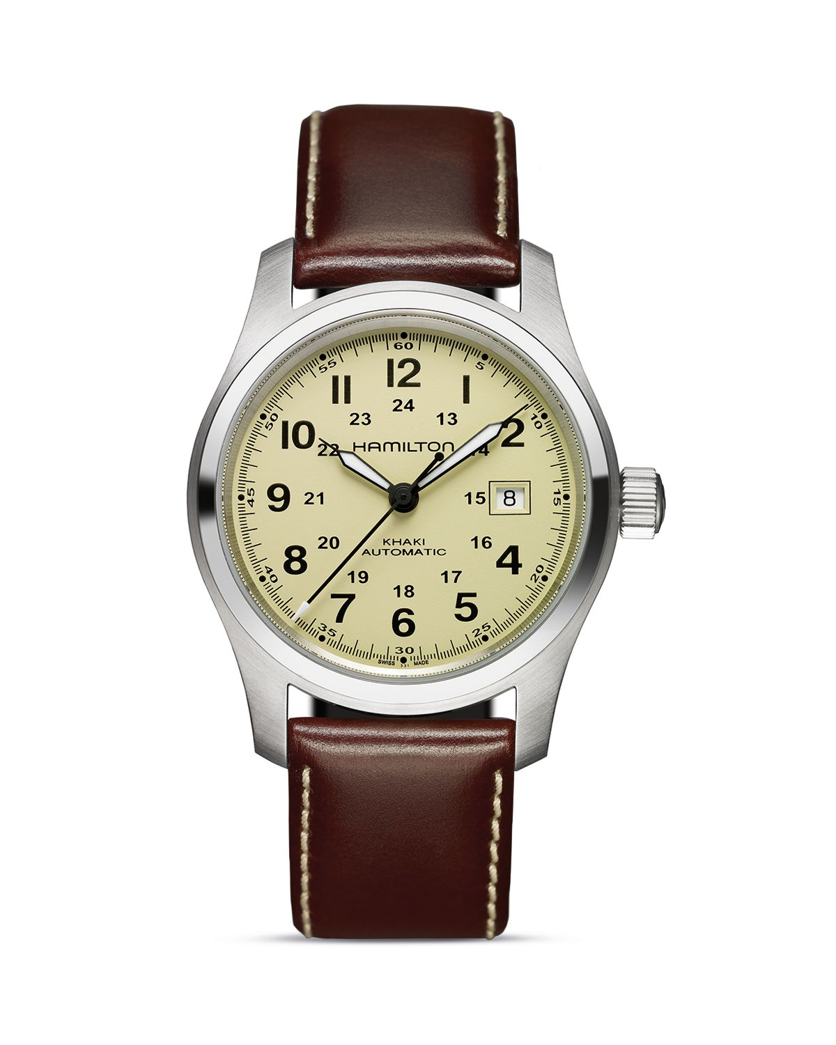 Hamilton Khaki Field Automatic Watch, 42mm in Brown for Men Beige 