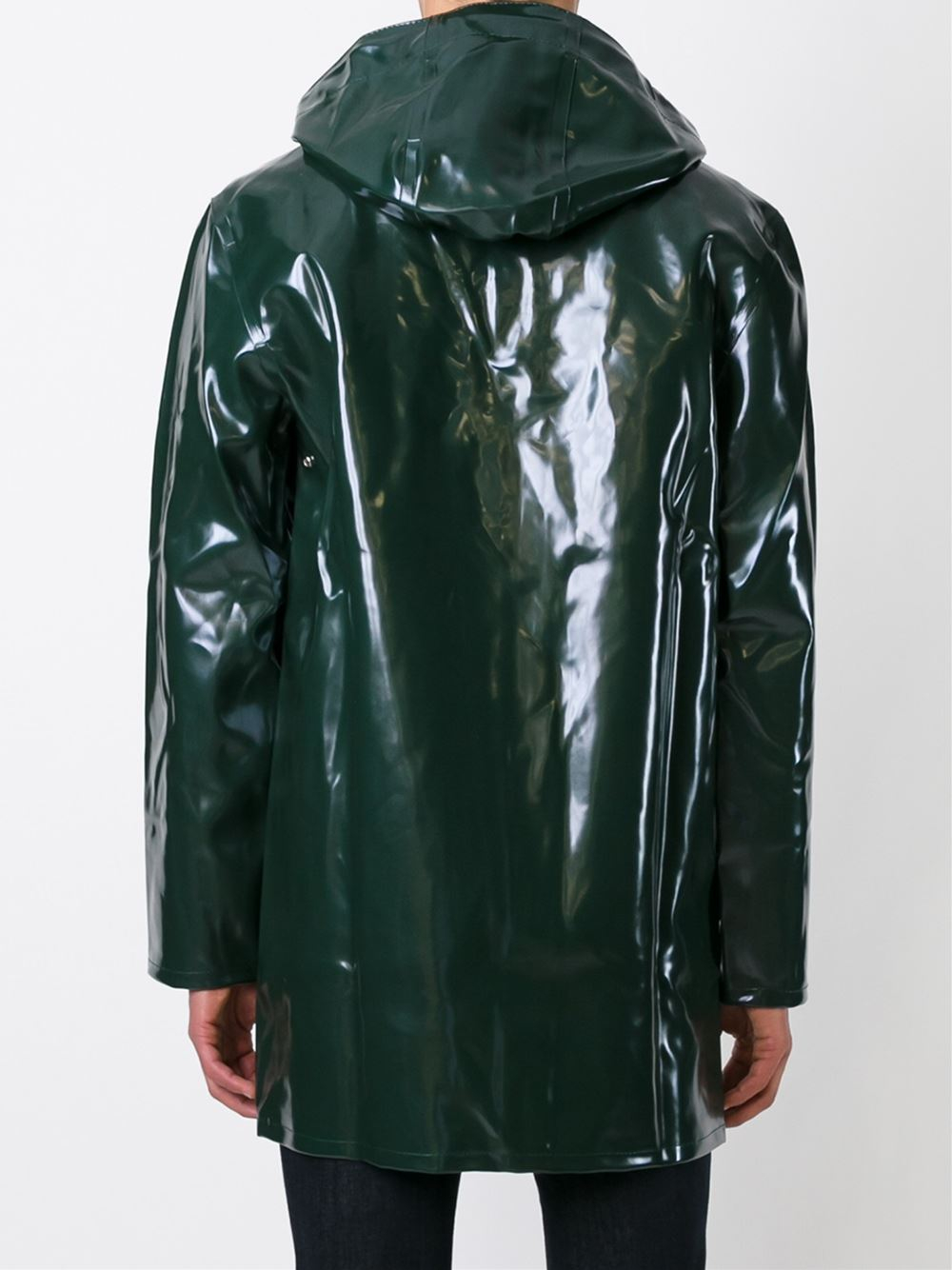 Stutterheim 'stockholm Opal' Raincoat in Green | Lyst