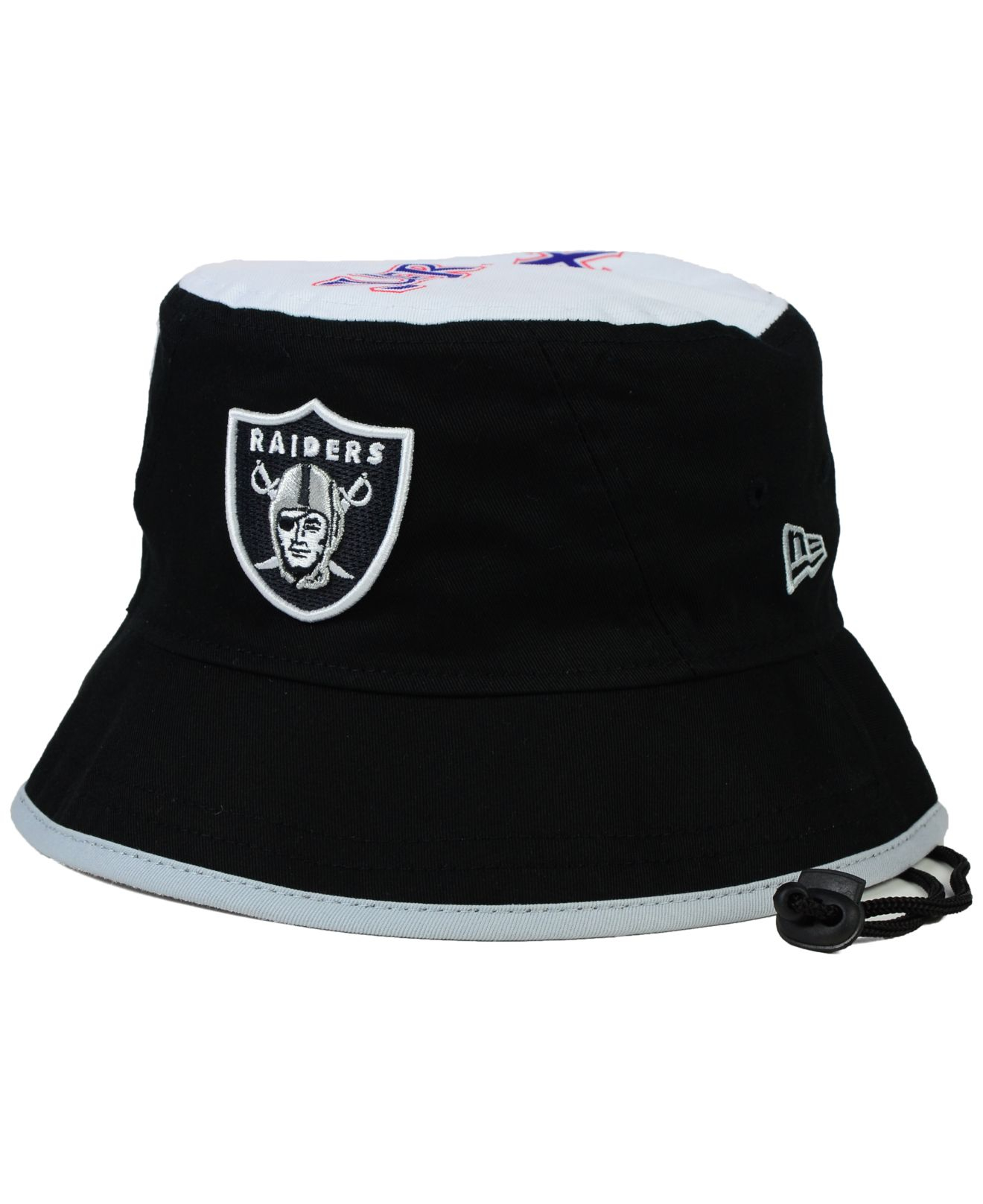 Ktz Oakland Raiders Traveler Bucket Hat in Black for Men | Lyst