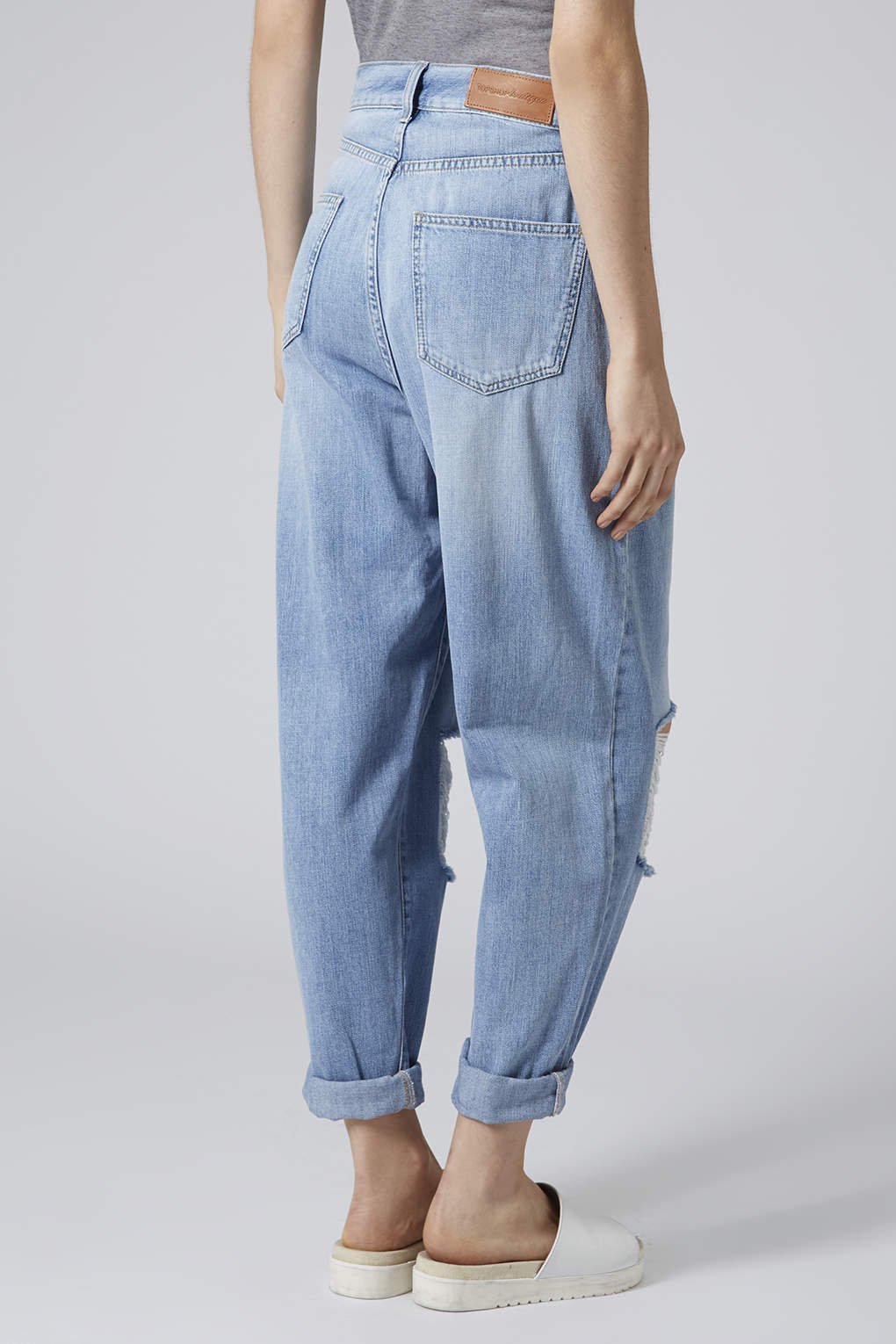 Topshop Blue Surf Ripped Baggy Jeans By Boutique Product 1 21866786 1 857527670 Normal 