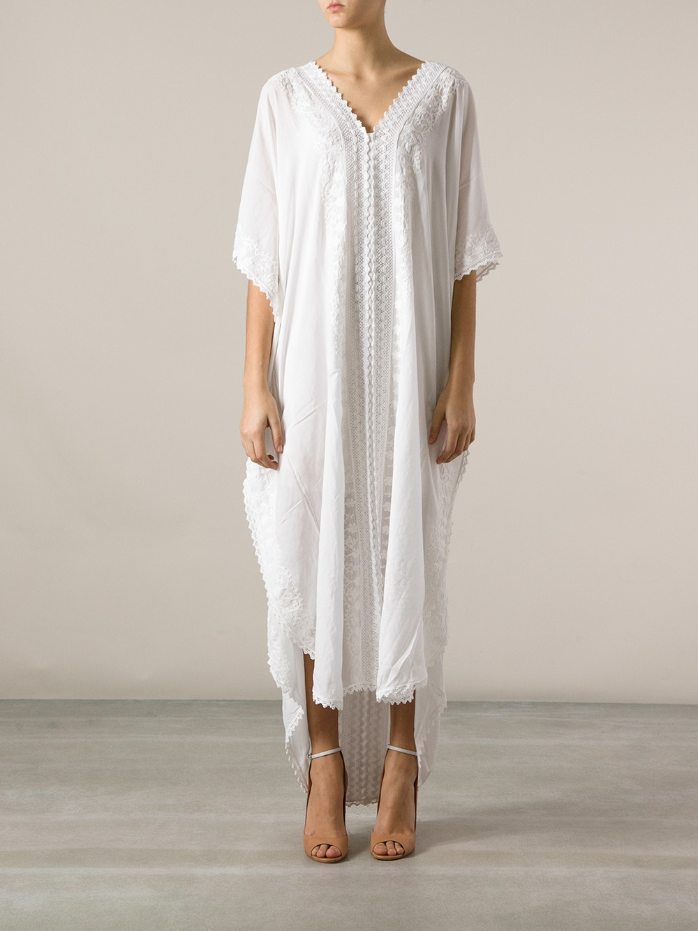 white tunic dress