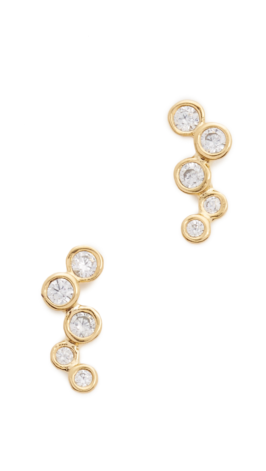 Lyst Tai Stacked Earrings In Metallic Gallery