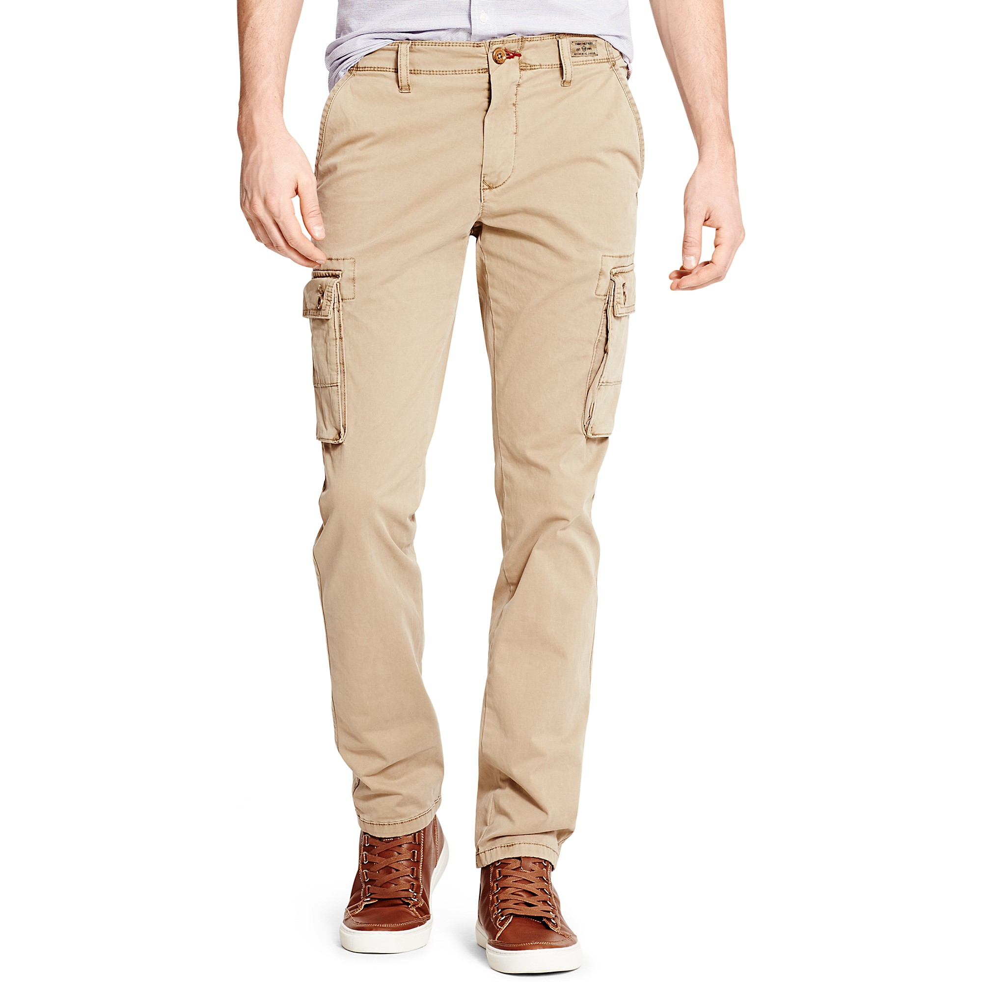 Tommy hilfiger Tailored Cargo Pant in Brown for Men (TUSCAN TAN) | Lyst