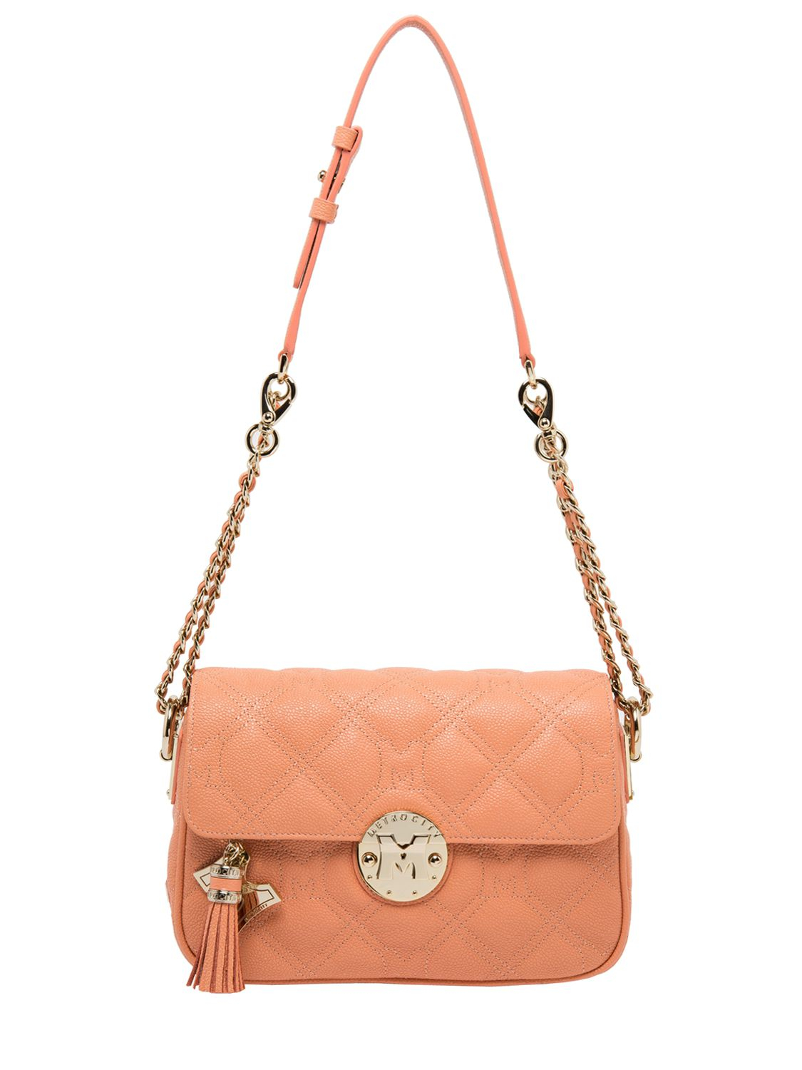 Metrocity Quilted Leather Shoulder Bag in Pink (LIGHT PINK) | Lyst