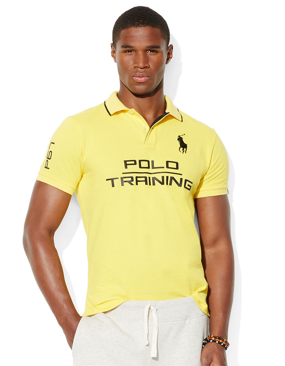 Lyst - Polo Ralph Lauren Performance Training Polo Shirt in Yellow for Men