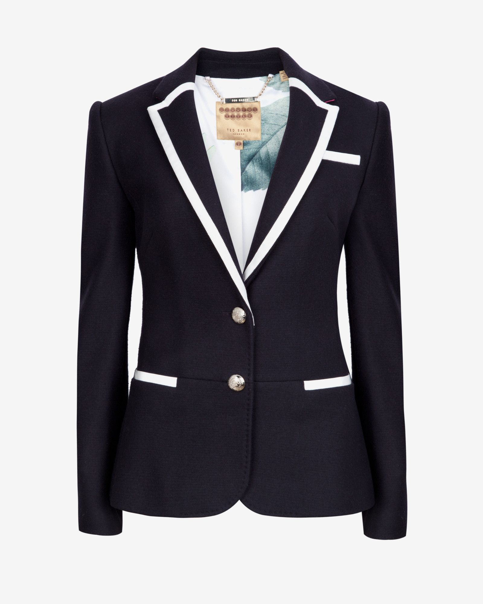 two toned blazer