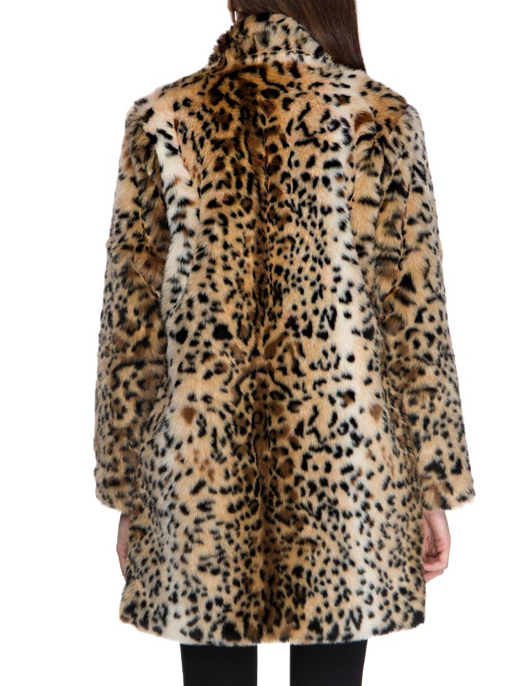 Lyst - Pixie Market Wild Call Leopard Faux Fur Coat
