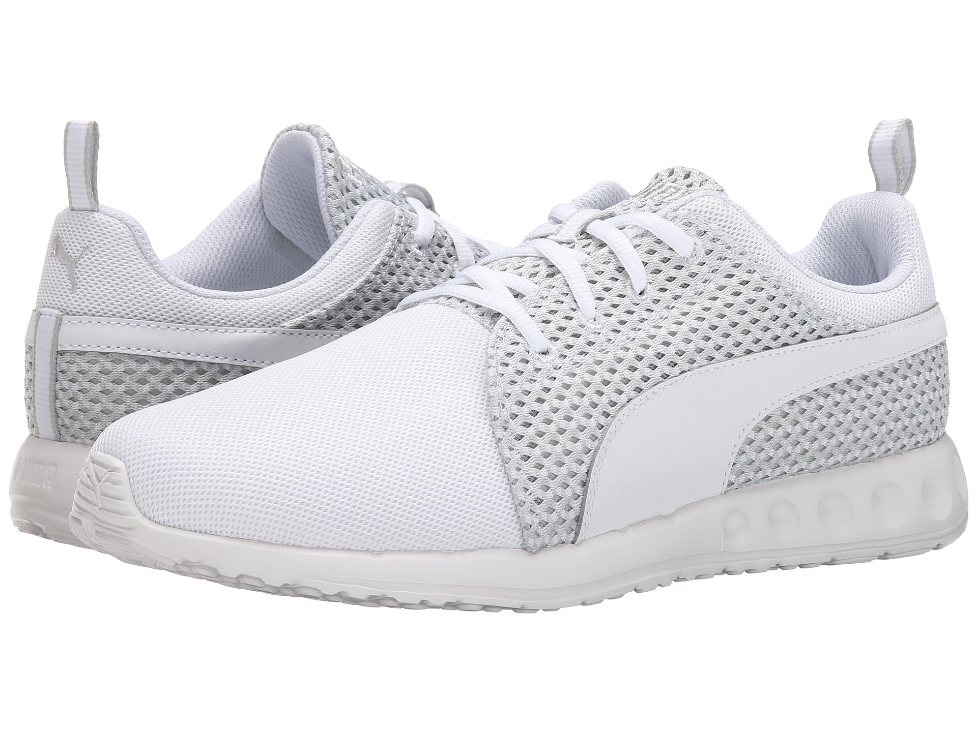 puma carson runner kids white