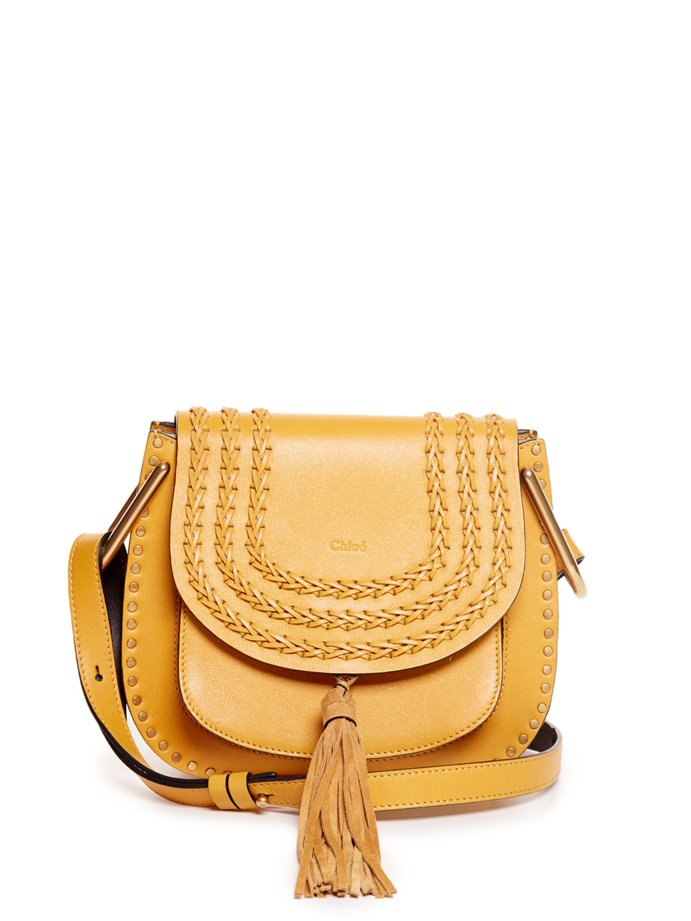 replica bags chloe - Chlo Hudson Small Leather Cross-Body Bag in Yellow | Lyst