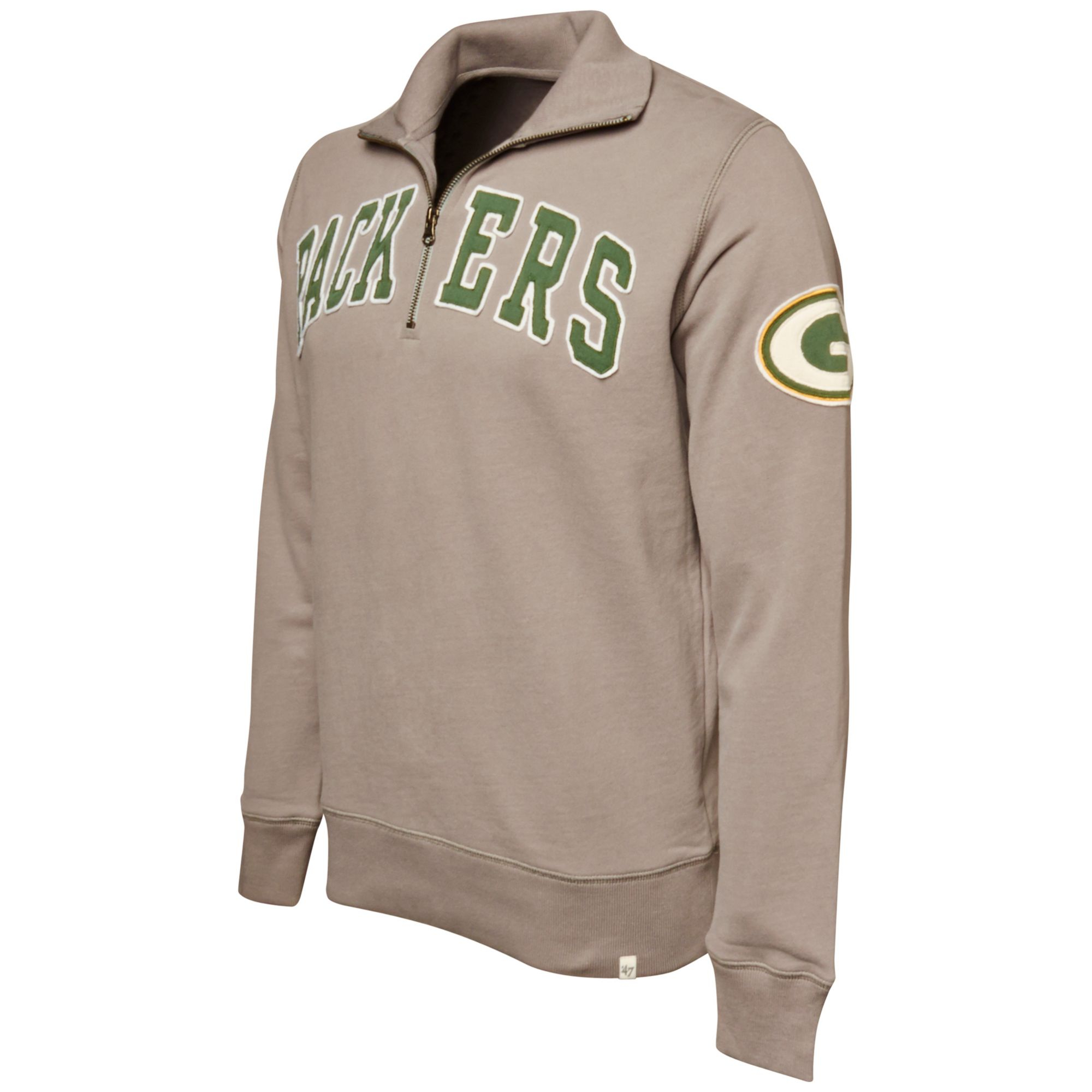 47 Brand Mens Green Bay Packers Striker Halfzip Pullover in Gray for ...