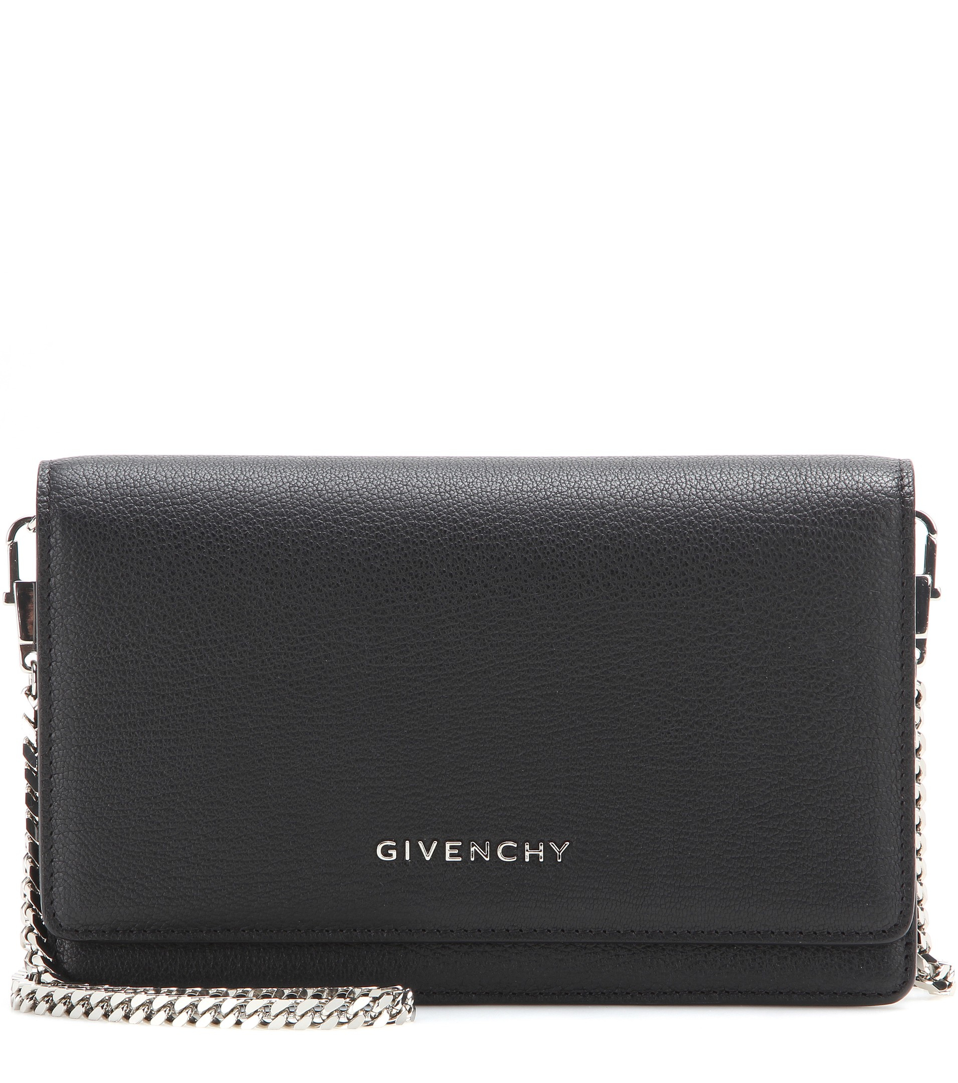 Givenchy Pandora Chain Leather Shoulder Bag in Black Lyst