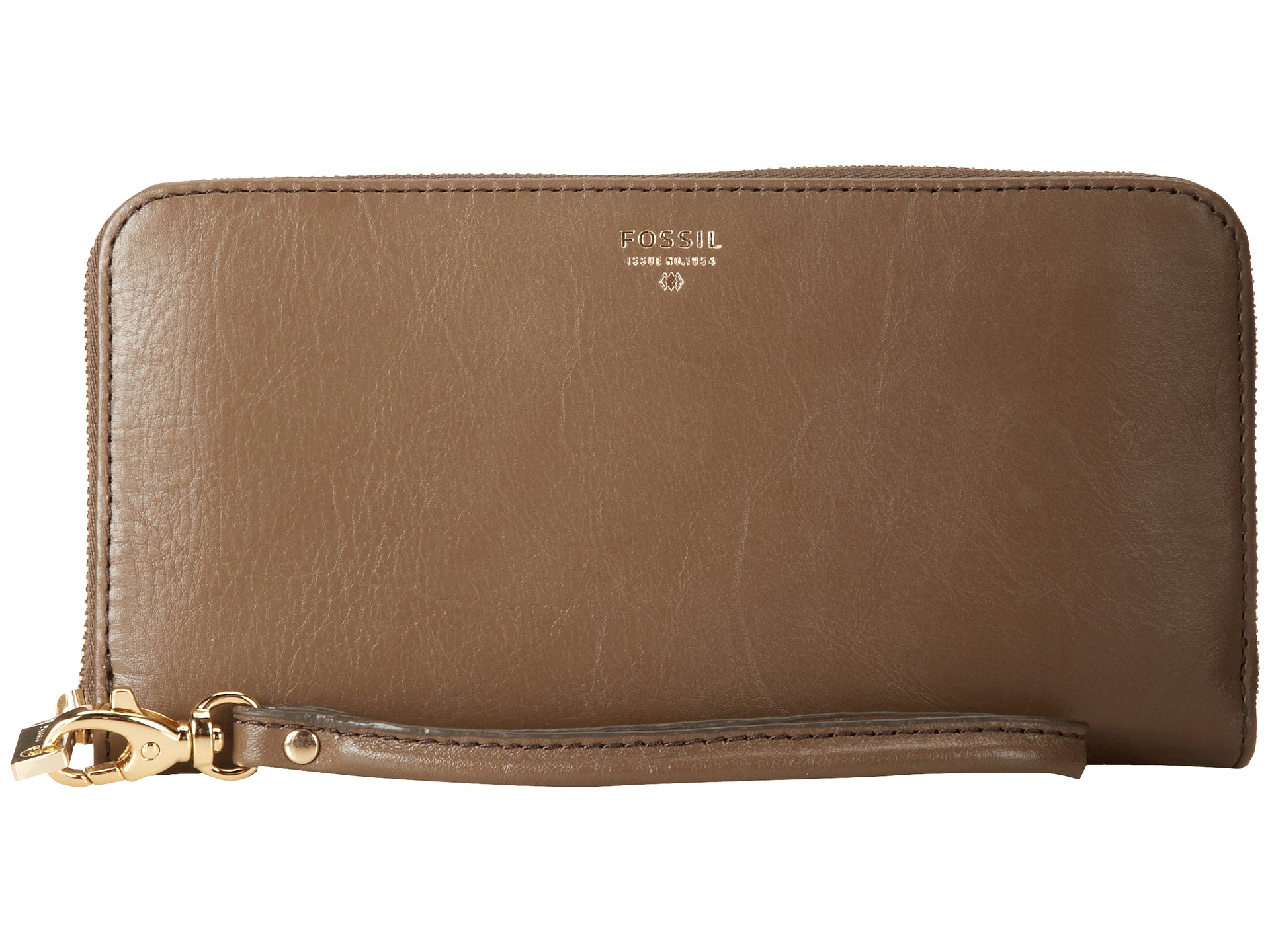 Fossil Sydney Zip Clutch in Brown (Mushroom) | Lyst