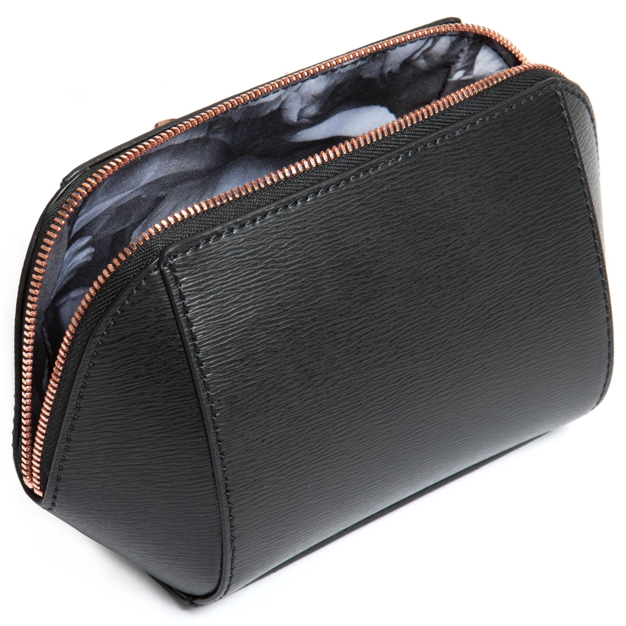 Ted Baker Ammi Bow Leather Makeup Bag in Black - Lyst