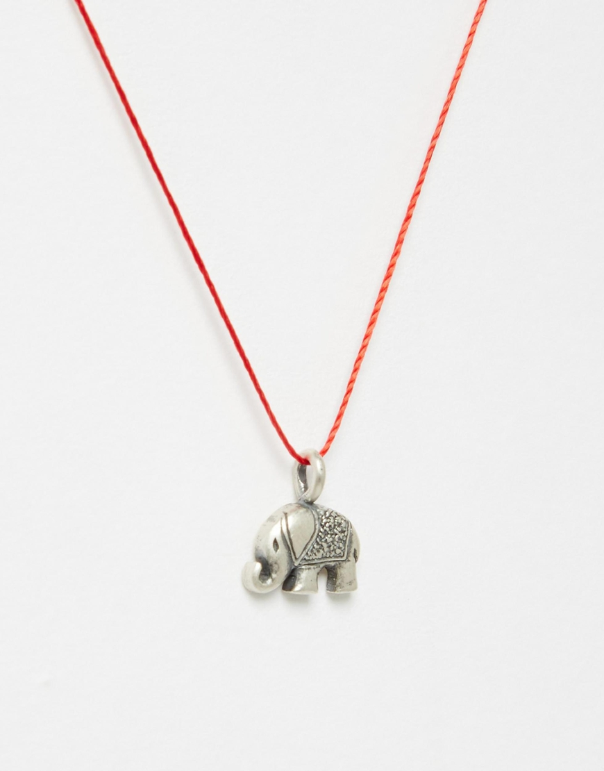 Lyst Dogeared Sterling Silver Lucky Us Happy Elephant