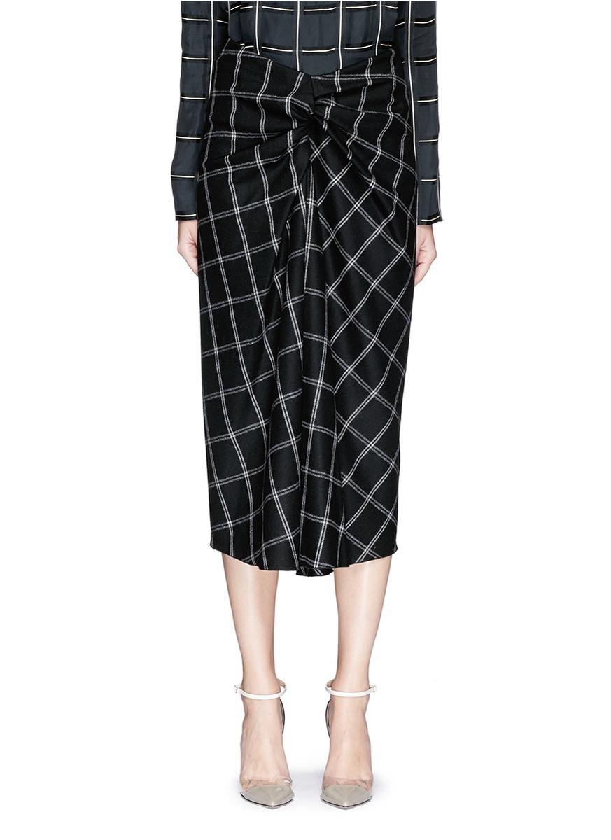 flannel shirt skirt