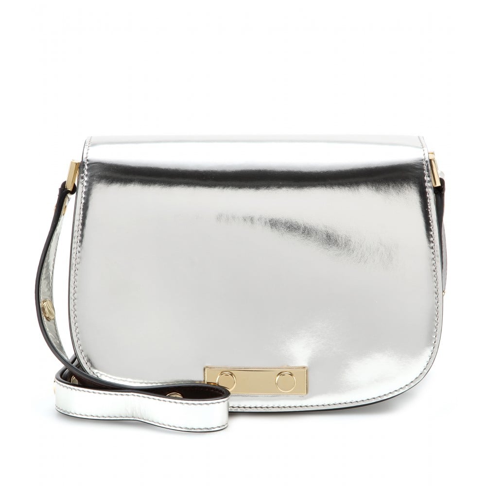 Lyst - Marni Metallic Leather Shoulder Bag in Metallic