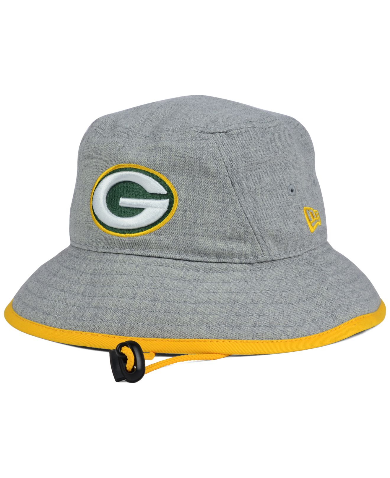 Ktz Green Bay Packers Nfl Heather Gray Bucket Hat in Gray for Men Lyst