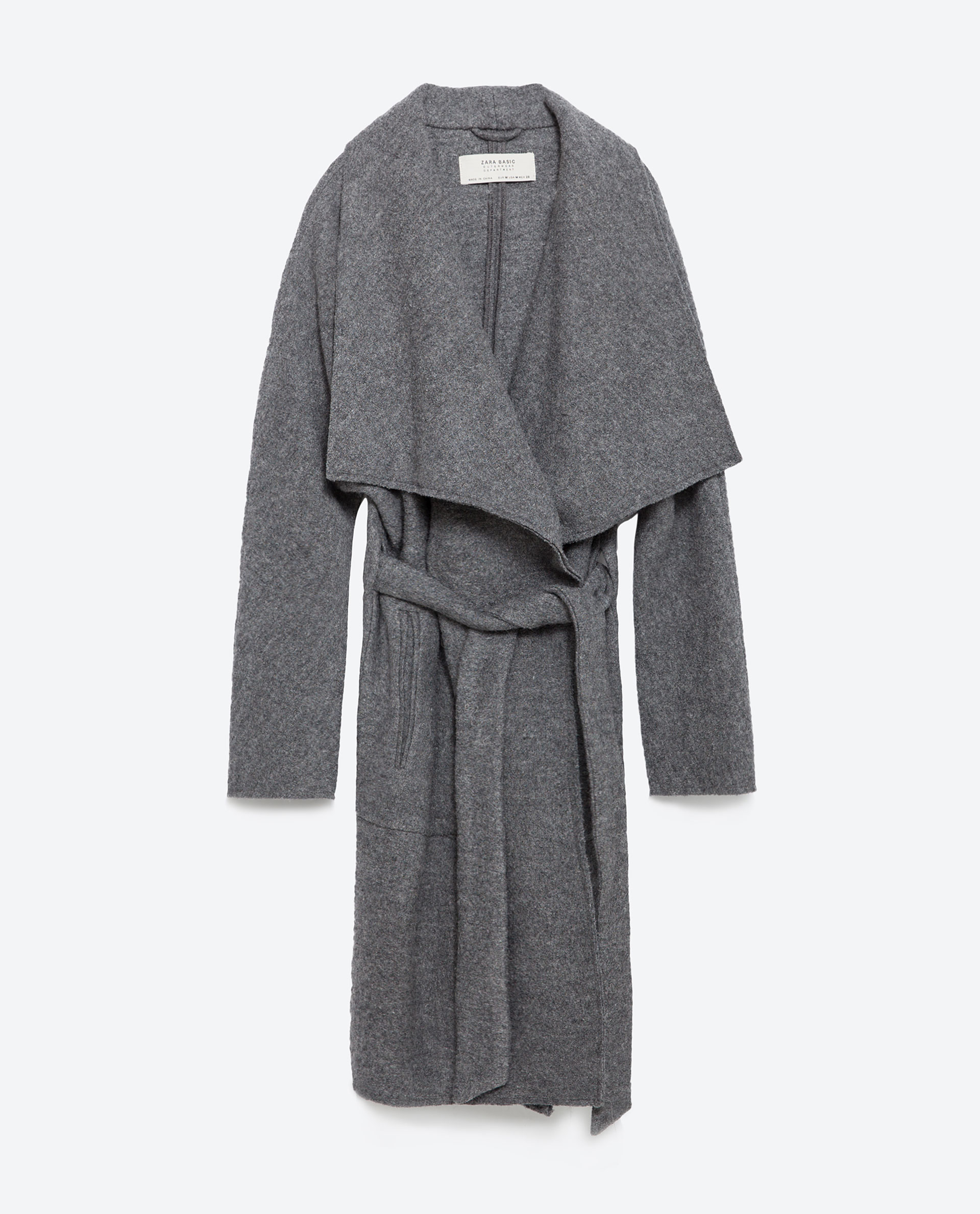 Zara Wool Coat in Gray Lyst