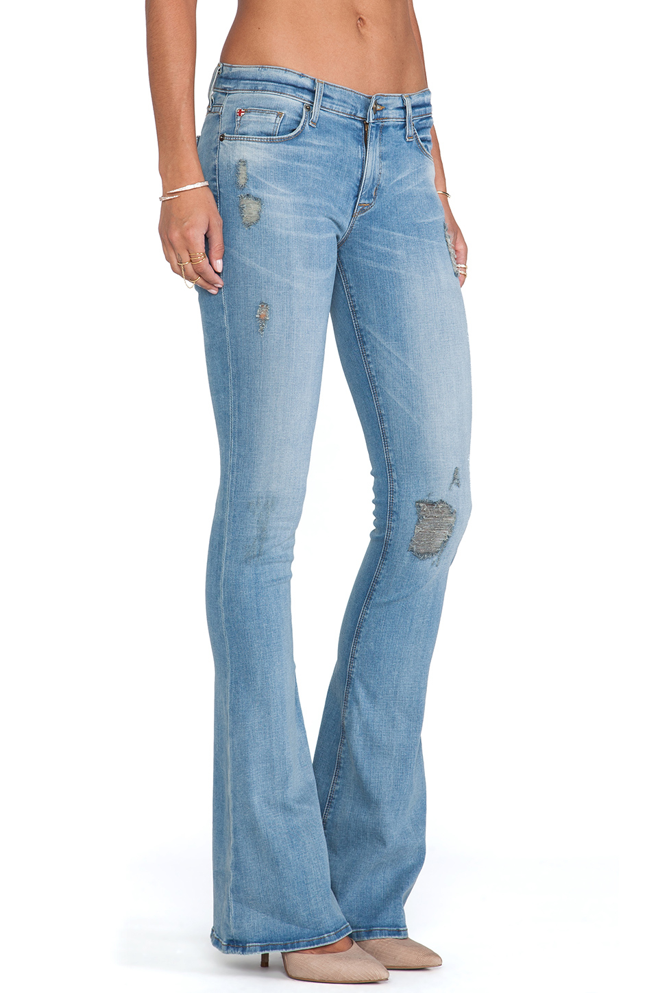 Hudson jeans Angel Flare in Blue Lyst