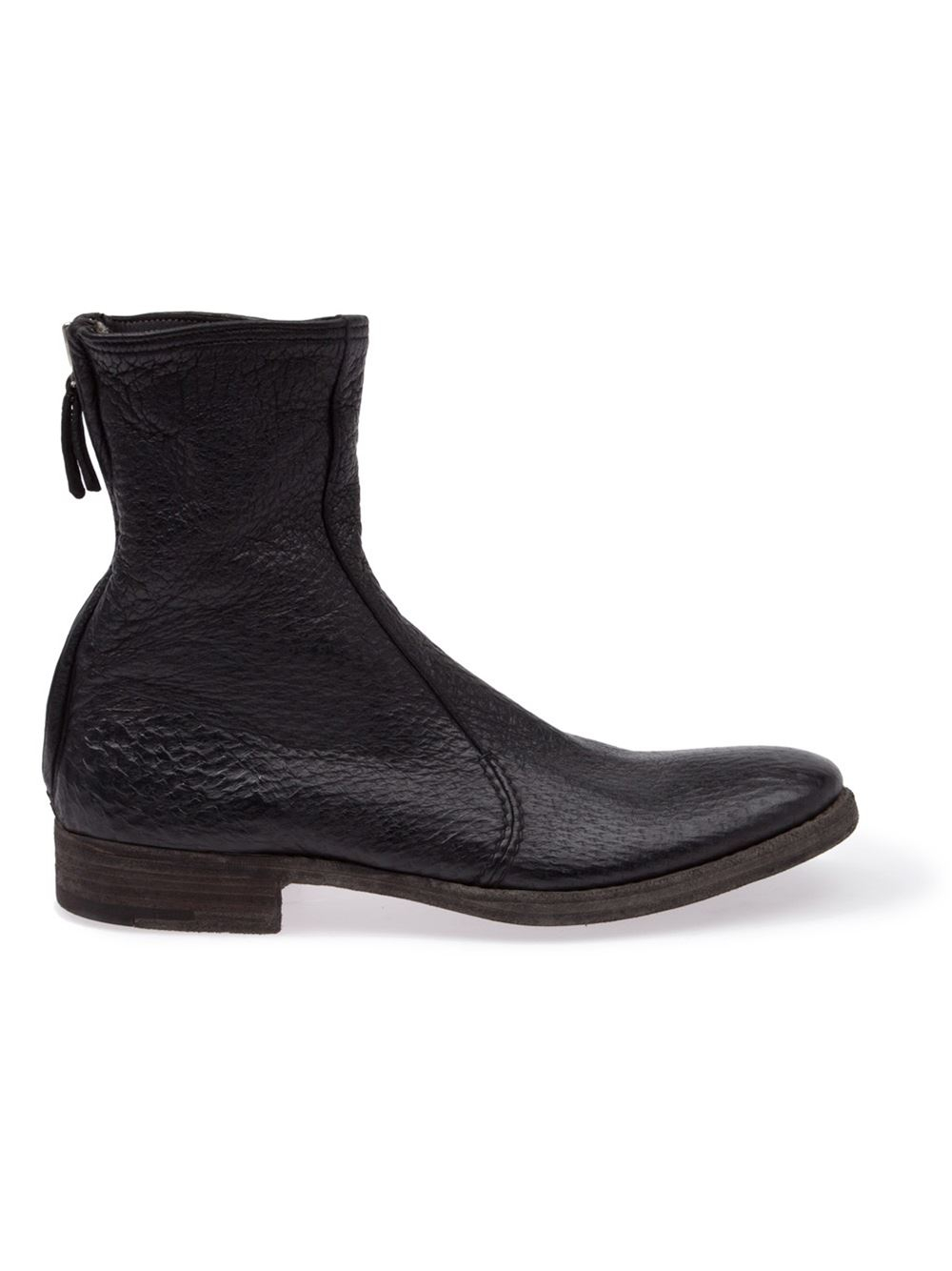 ankle boots back zip
