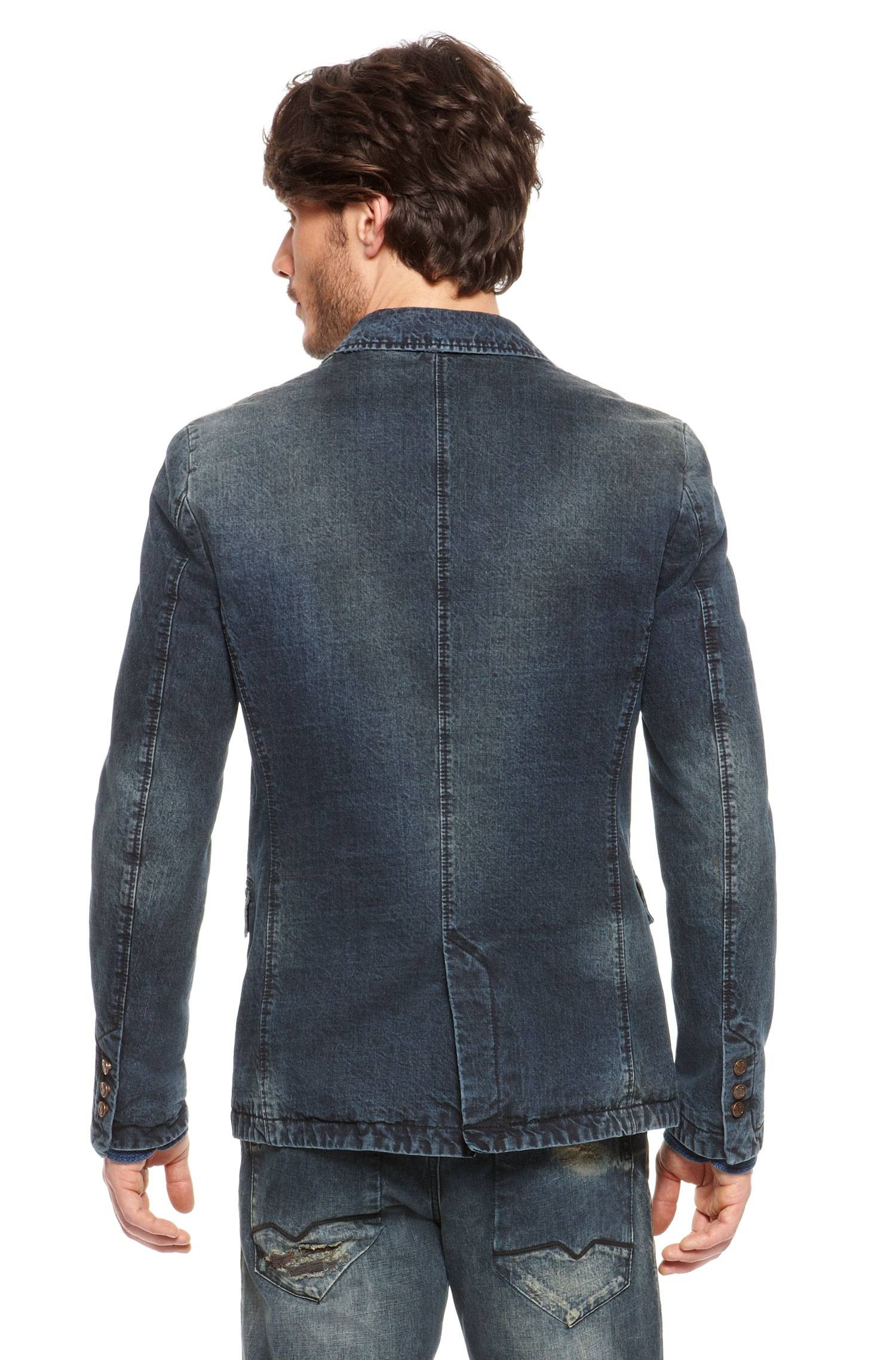 Boss orange Beneslim Slim Fit Cotton Denim Sport Coat in Blue for Men