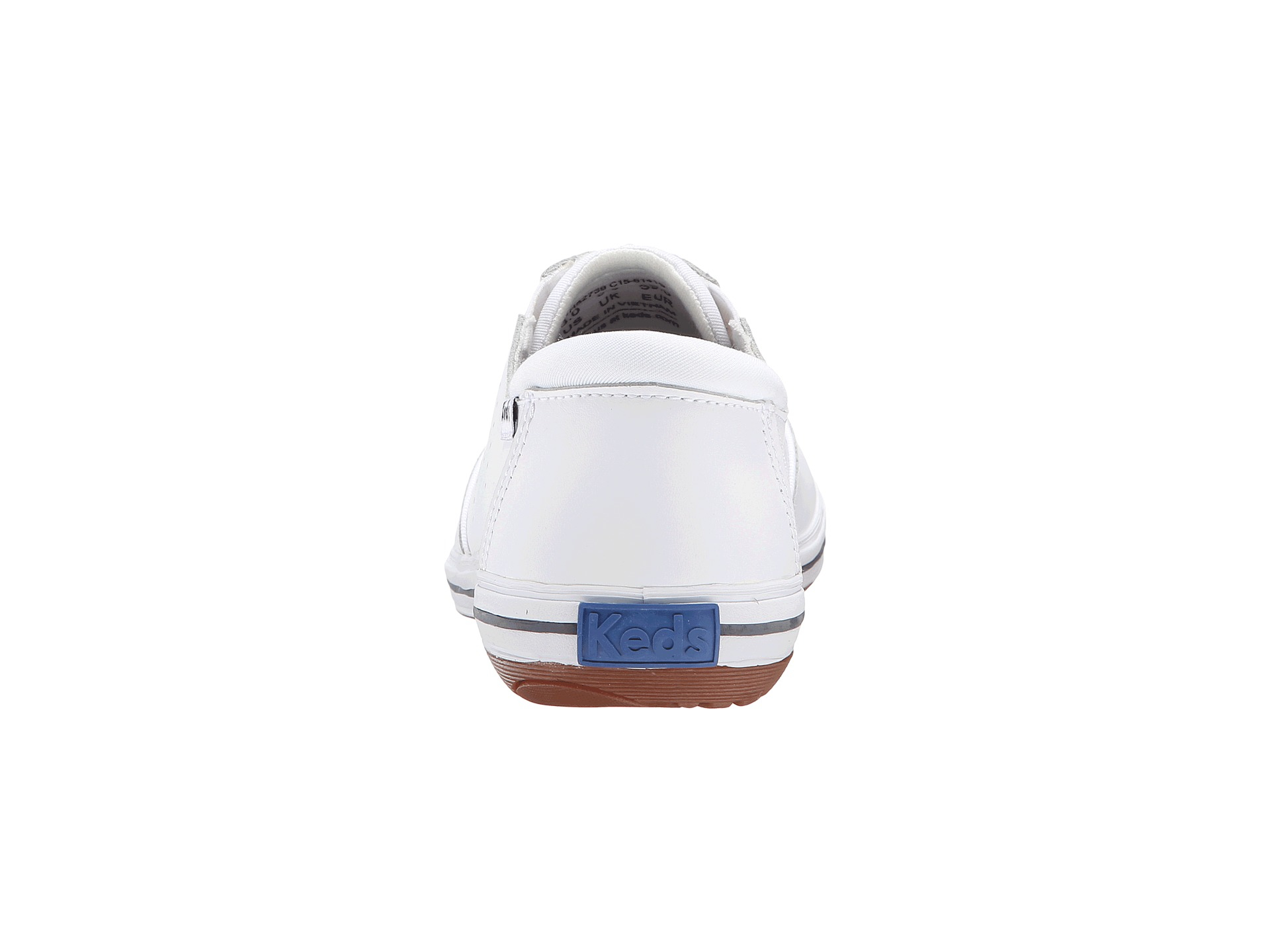 Lyst Keds Pacey Zip Smooth Leather in White
