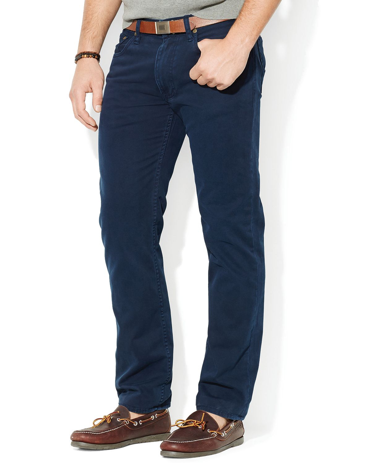 Ralph Lauren Polo Straight 5-Pocket Chino Pant - Classic Fit in Blue ...