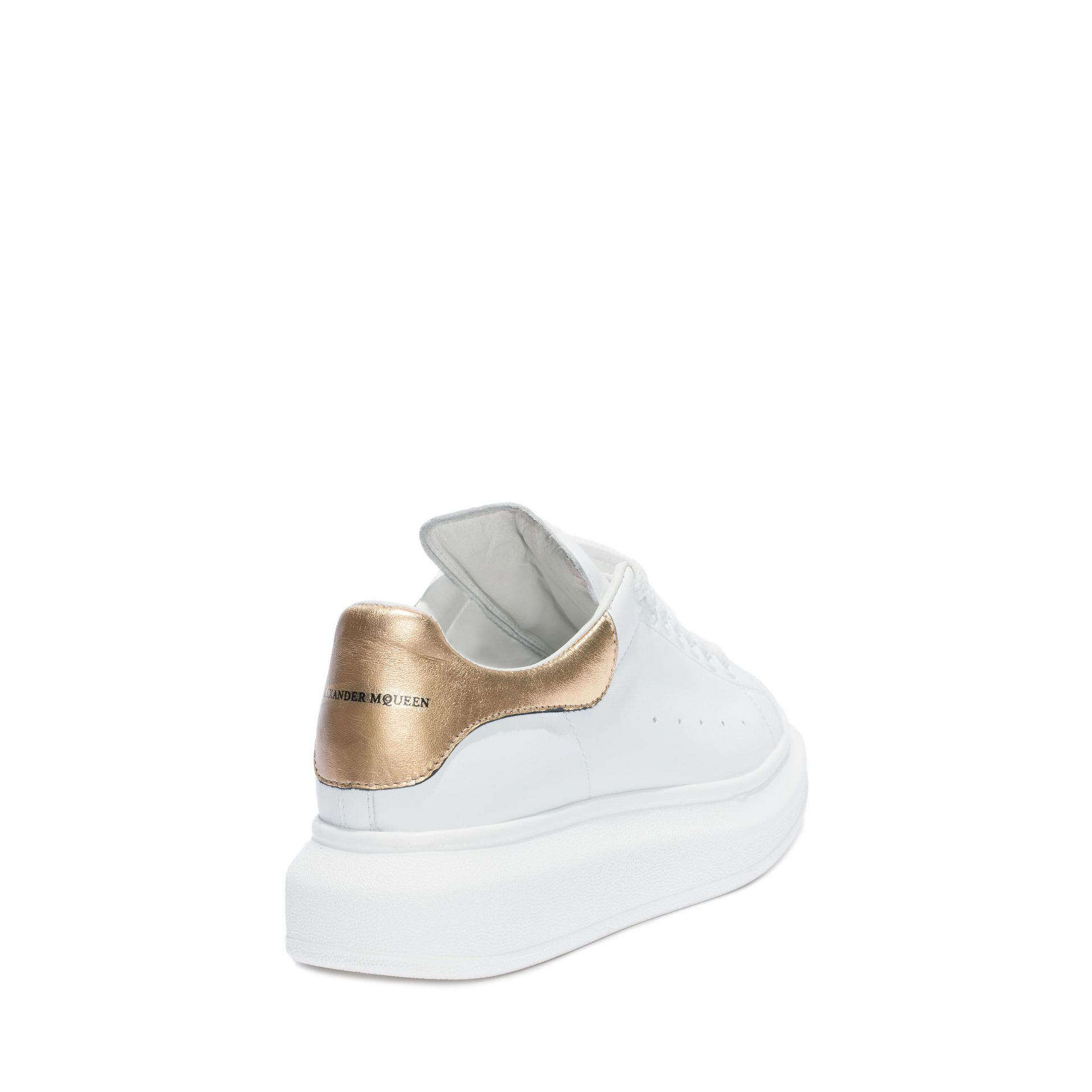 alexander mcqueen light goldwhite oversized sneaker gold product 1 805311820 normal