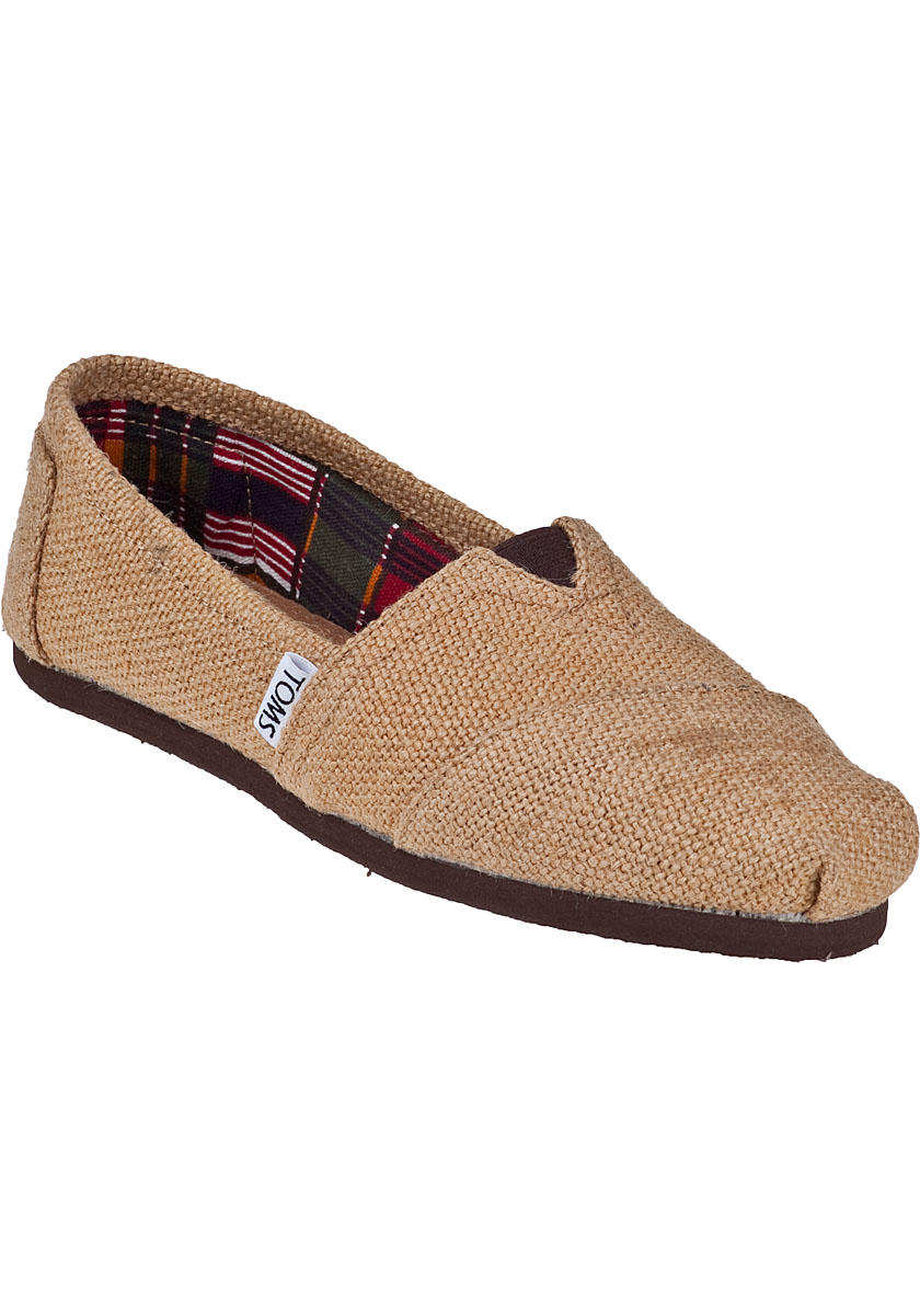 Lyst - Toms Classic Slip-on Natural Burlap in Brown