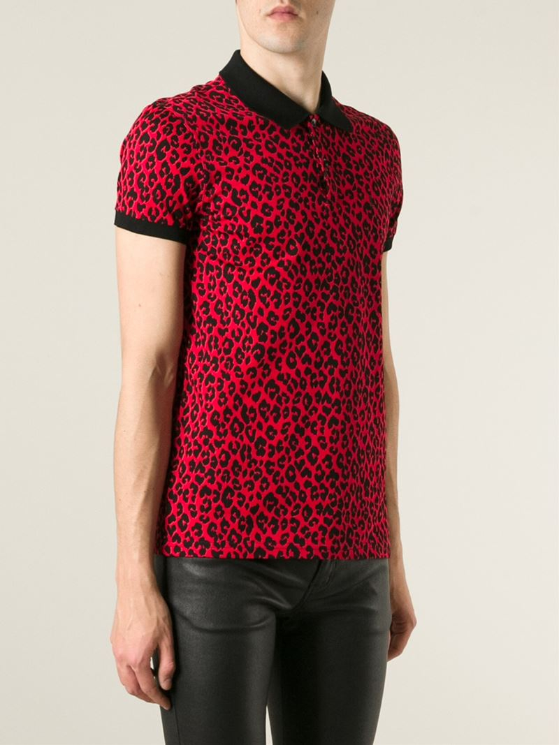 leopard polo shirts