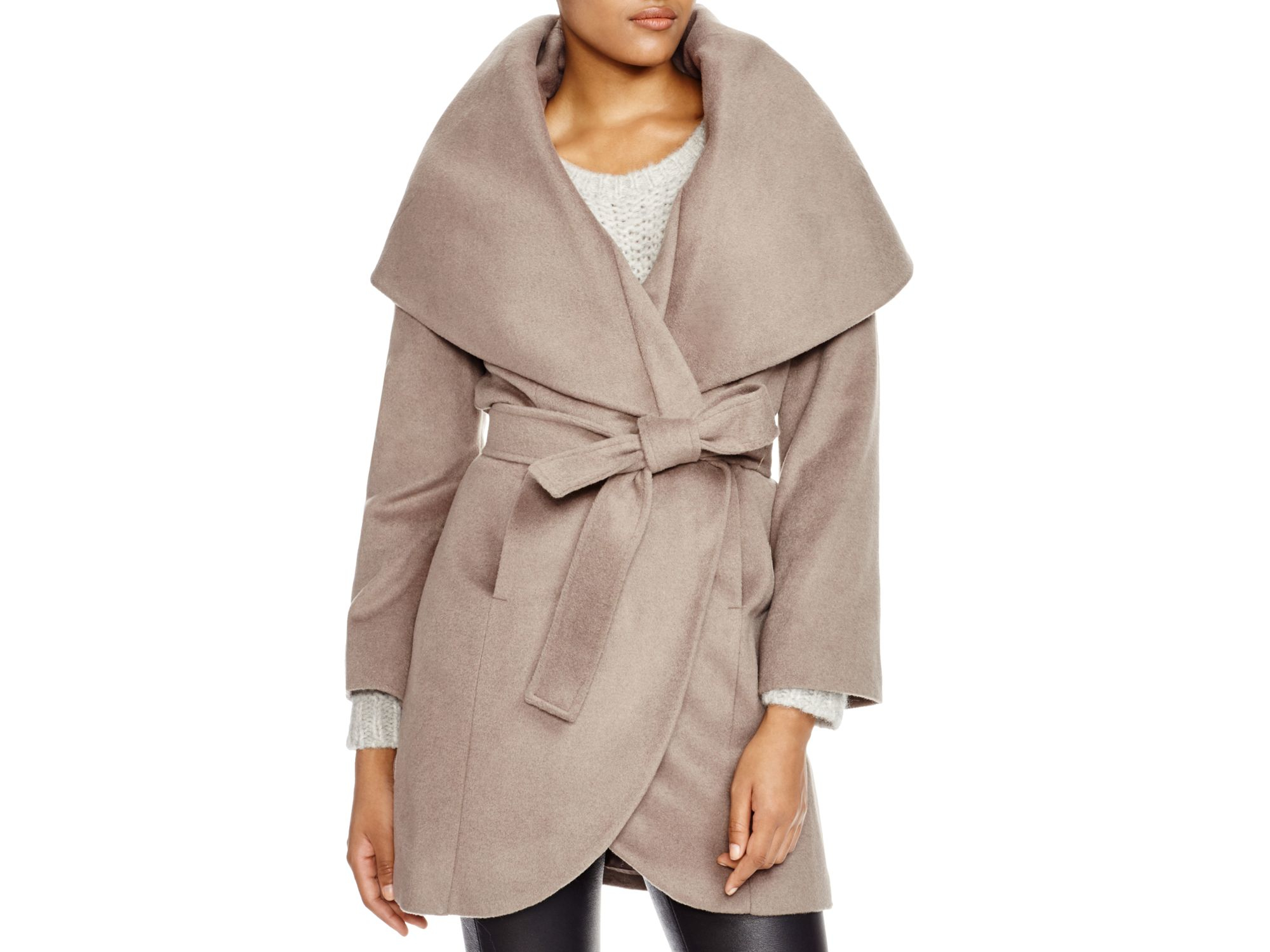 tahari wrap coat