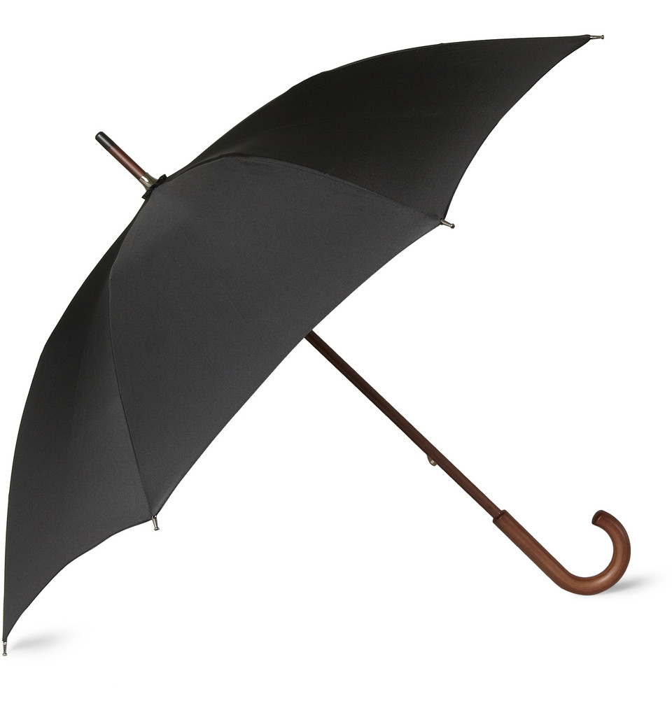 Lyst Brooks brothers WoodenHandle Umbrella in Black for Men