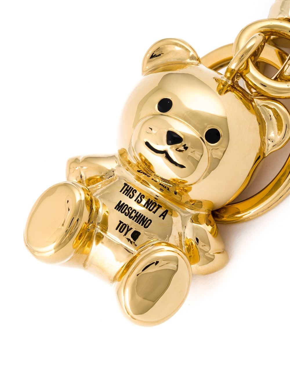 moschino teddy bear keychain