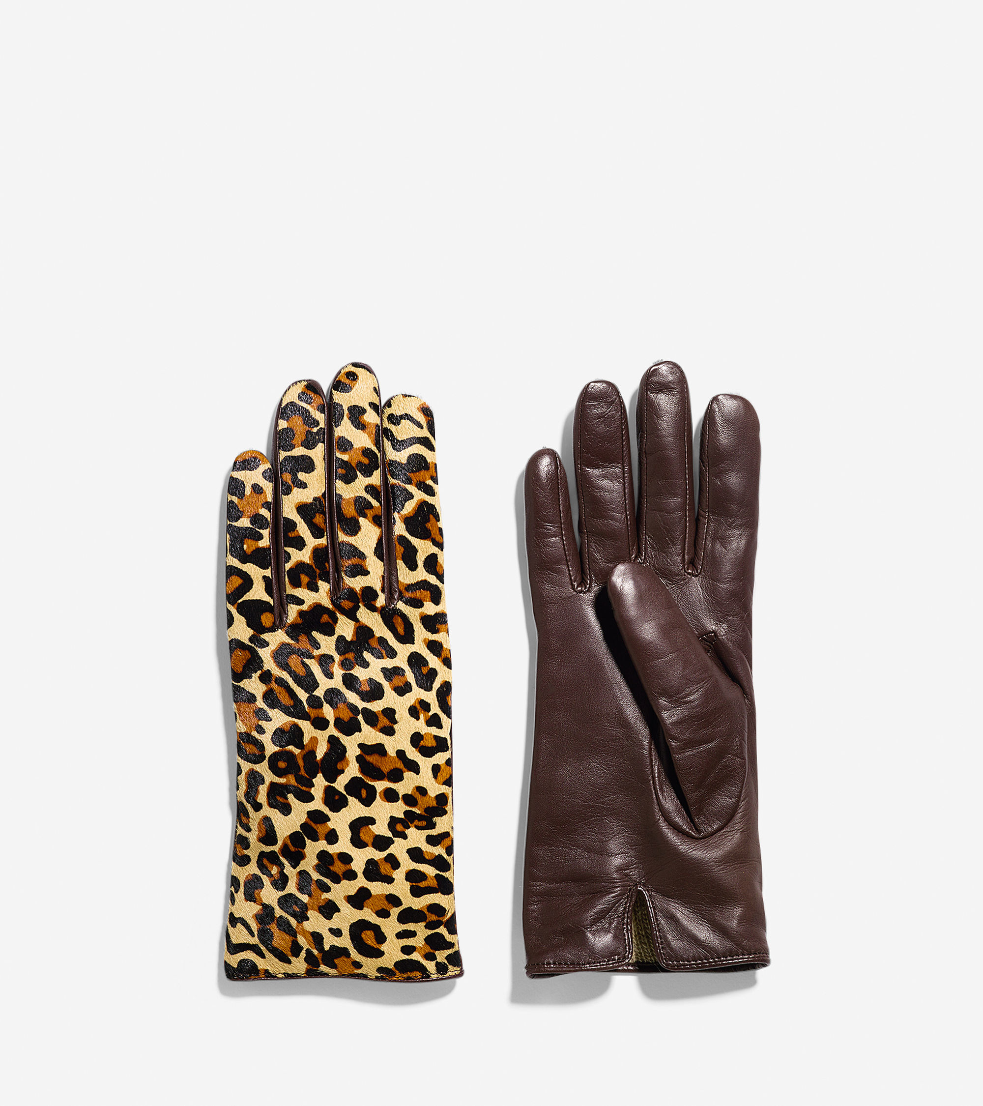 Lyst Cole Haan Haircalf Leather Gloves