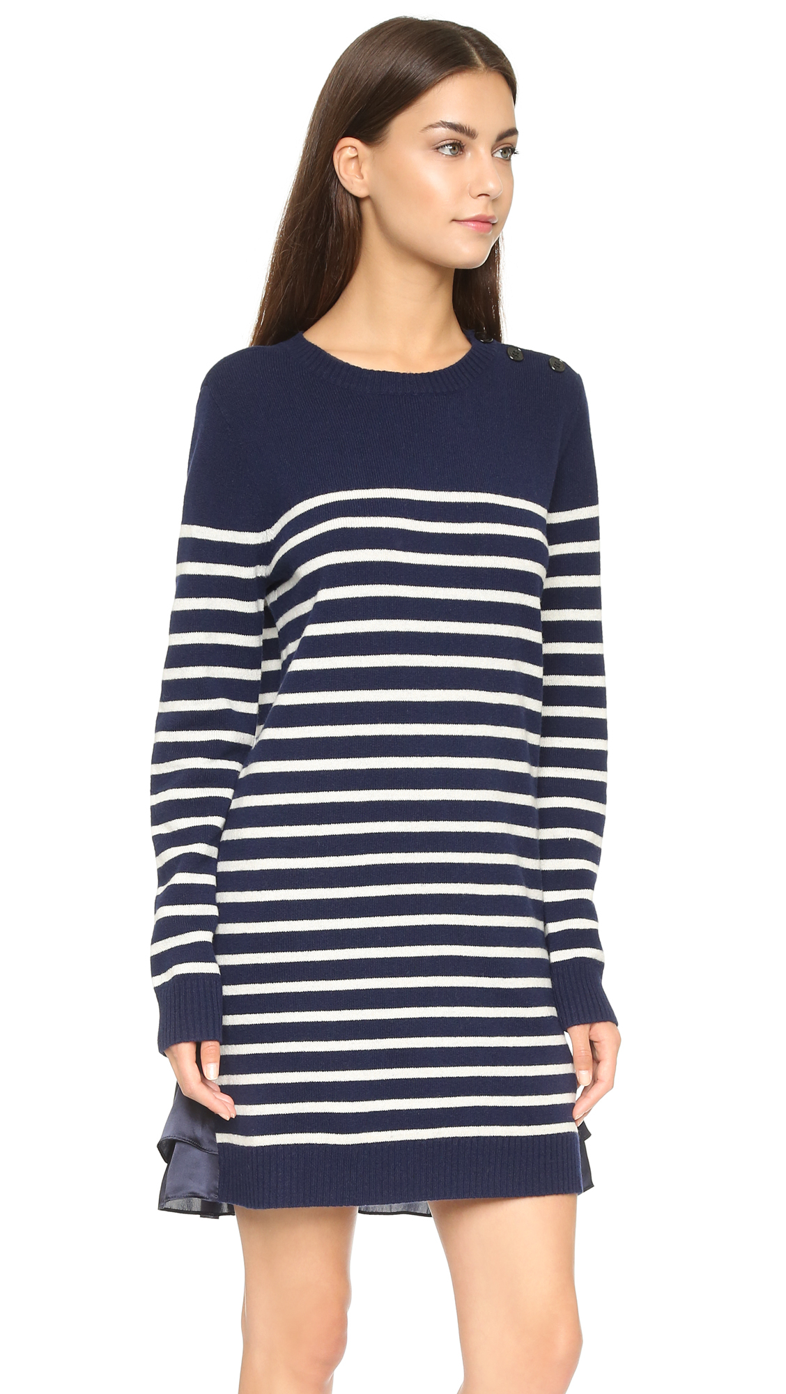 Striped jumper dress