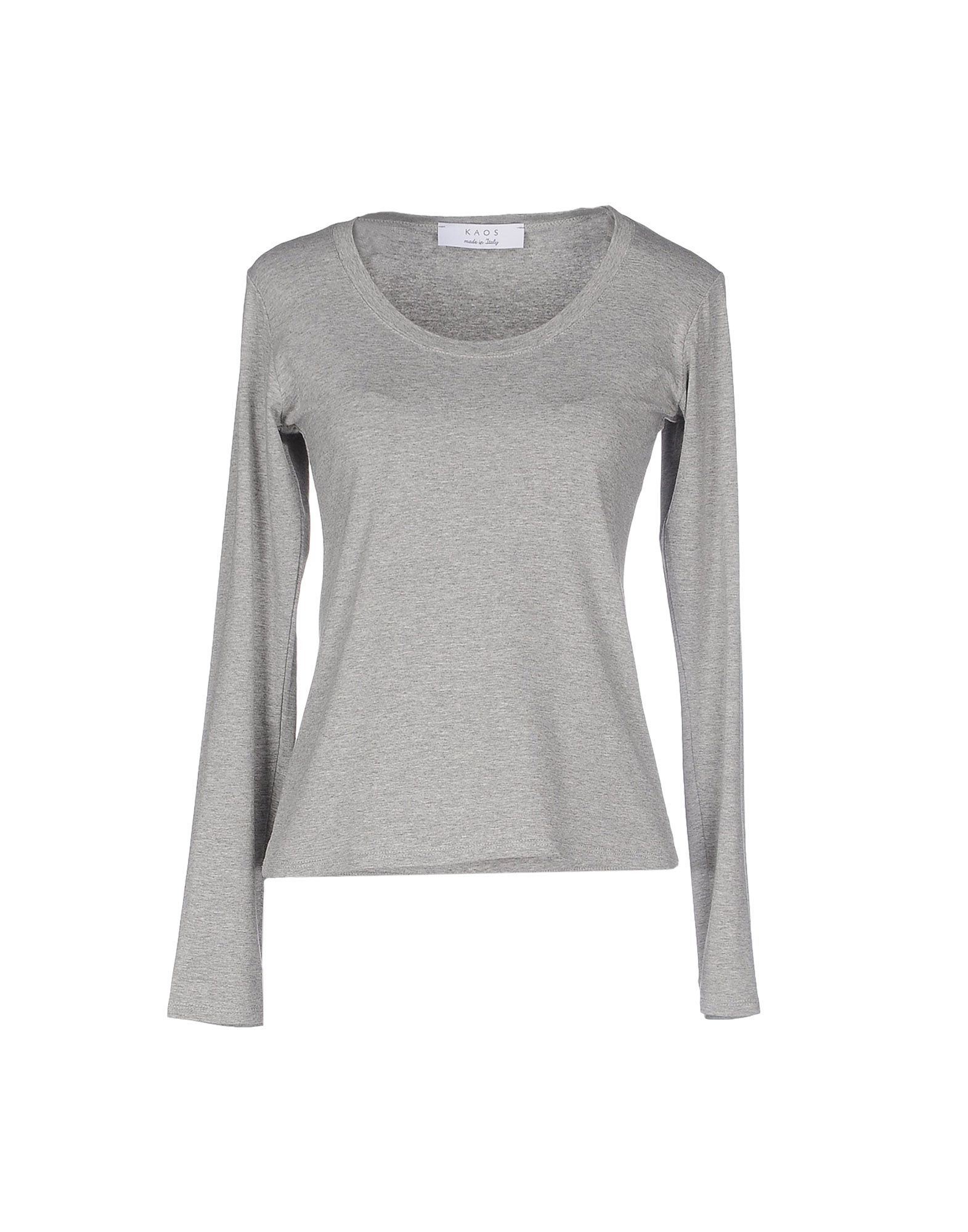 kaos t shirt in gray grey lyst kaos t shirt in gray grey lyst