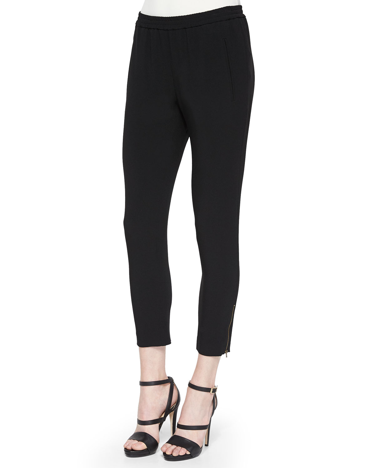 Your Selections Shop womens elastic waist pants at Neiman Marcus, where you will find free shipping on the latest in fashion from top designers. Skip To Main Content. Etro Largo Wool High-Waist Wide-Leg Pants, Black Details Etro
