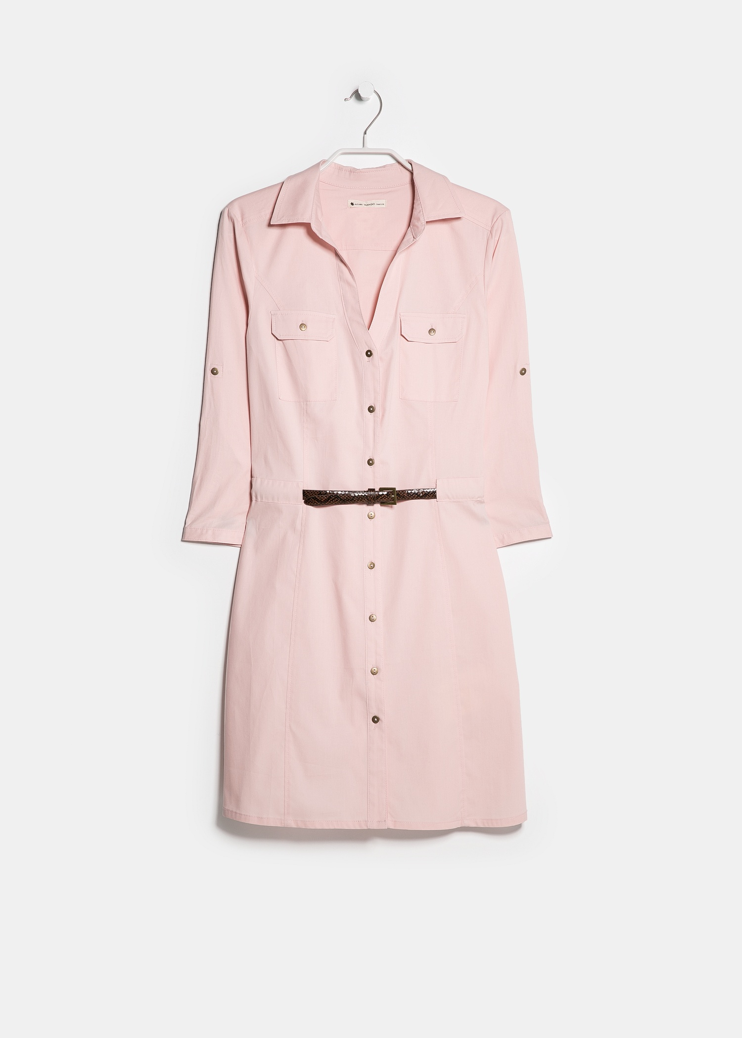 cotton shirt dress mango