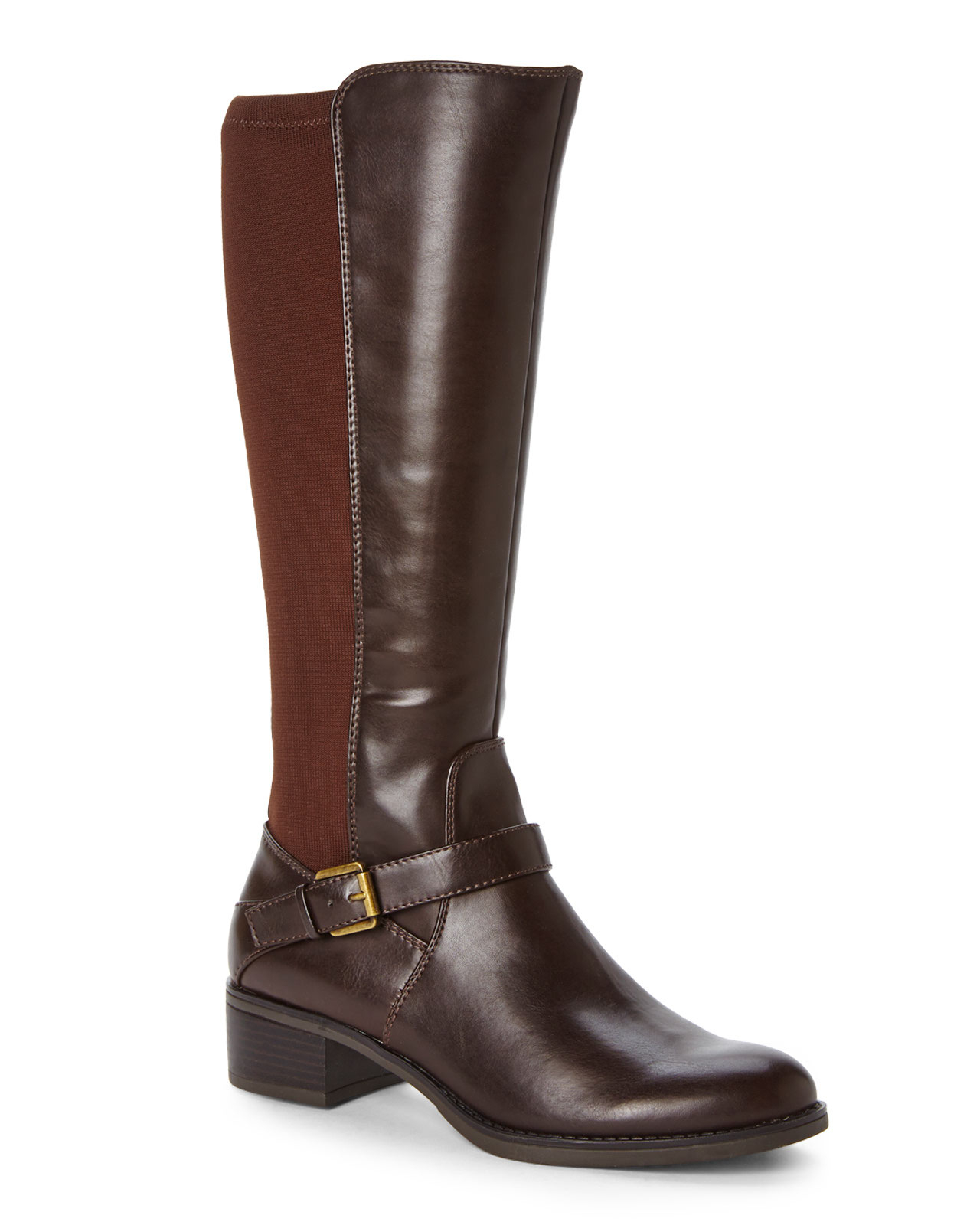 Franco Sarto Brown Council Riding Boots in Brown | Lyst